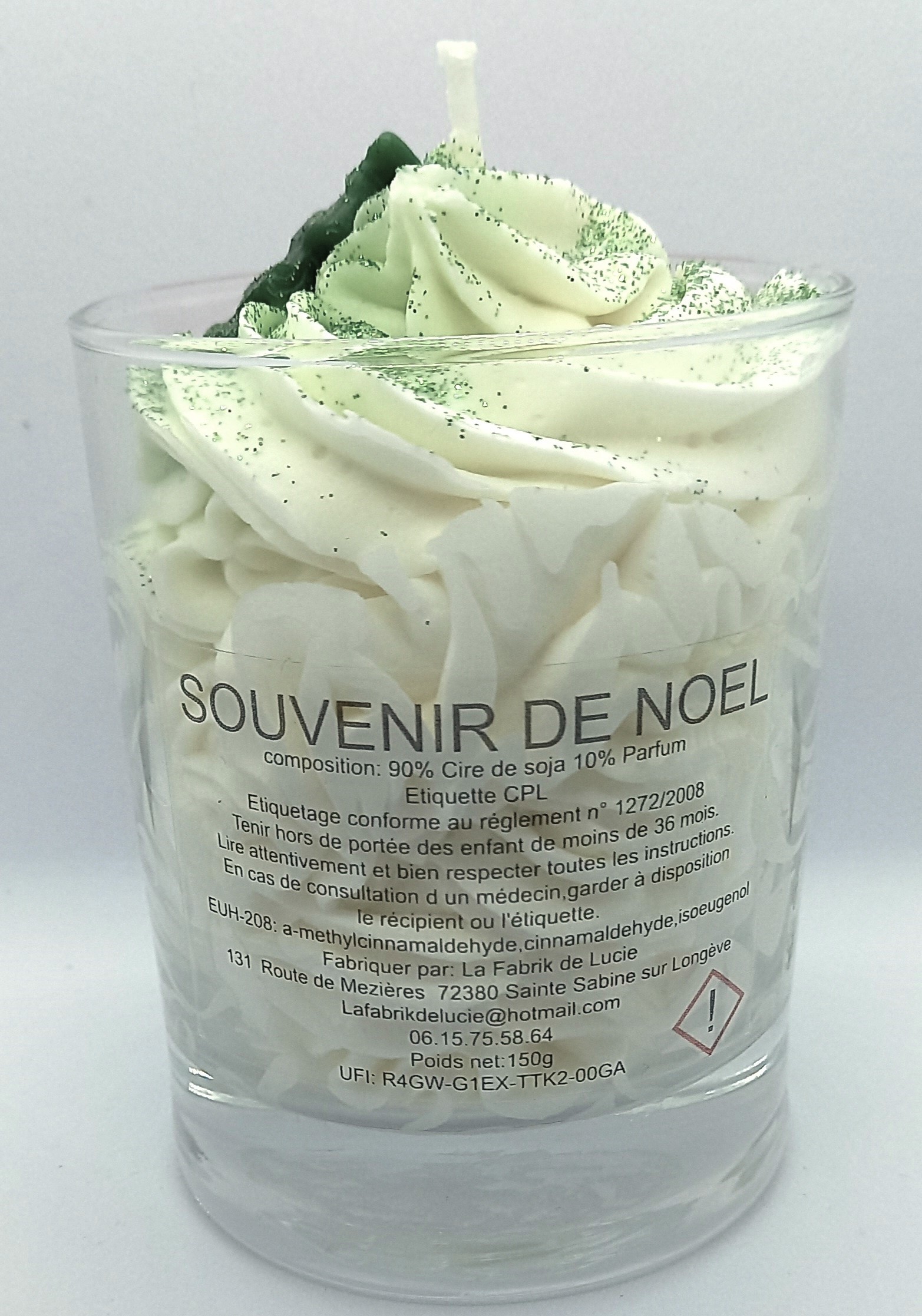 Bougie gourmande Souvenir de Noël
