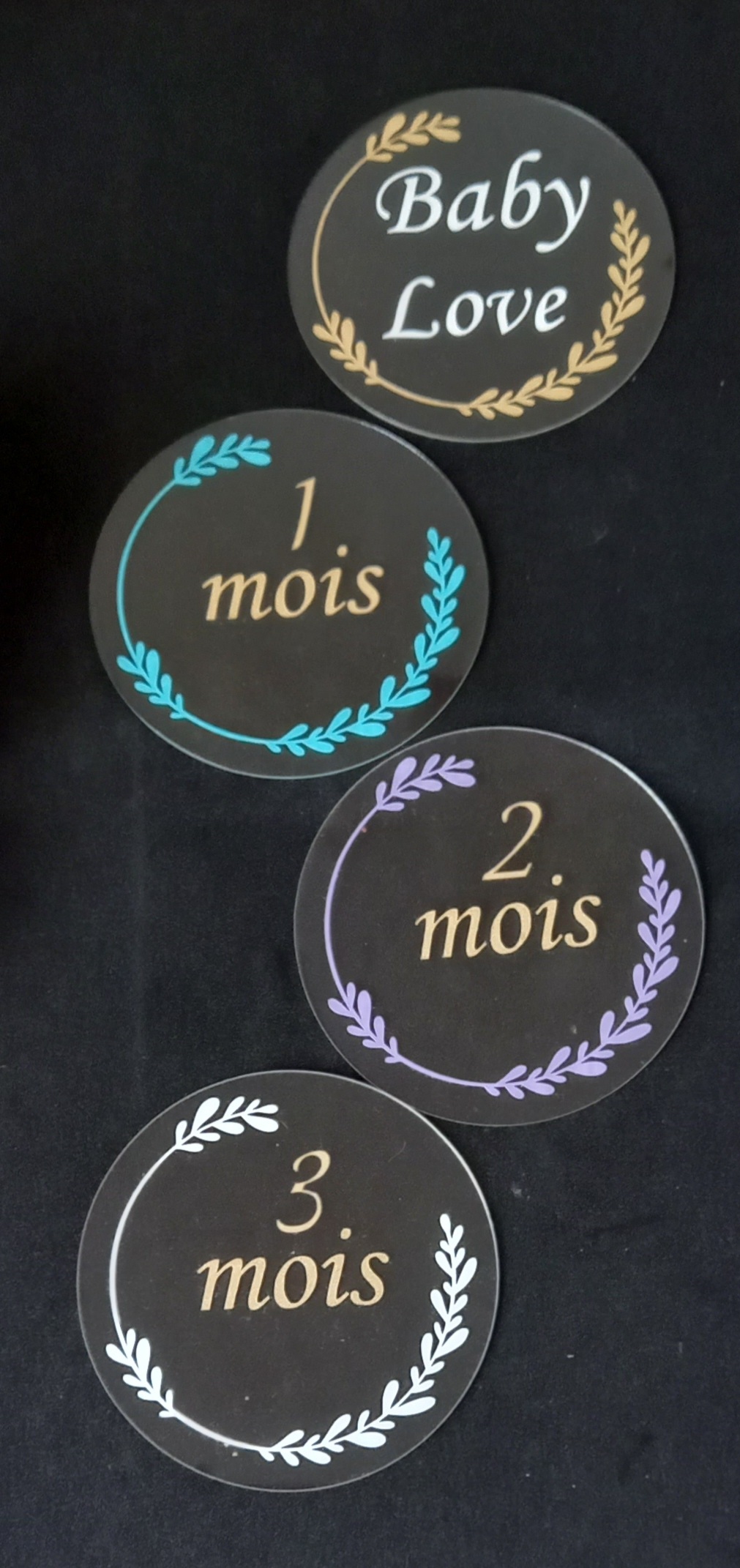 Cartes ou disques étapes feuilles