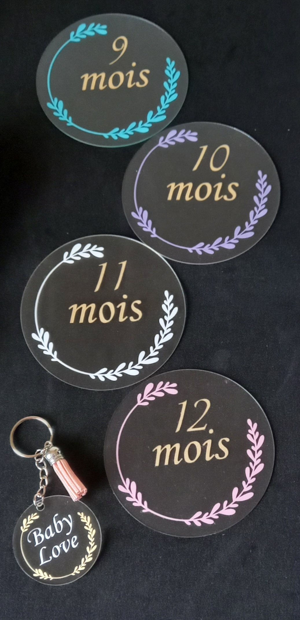 Cartes ou disques étapes feuilles