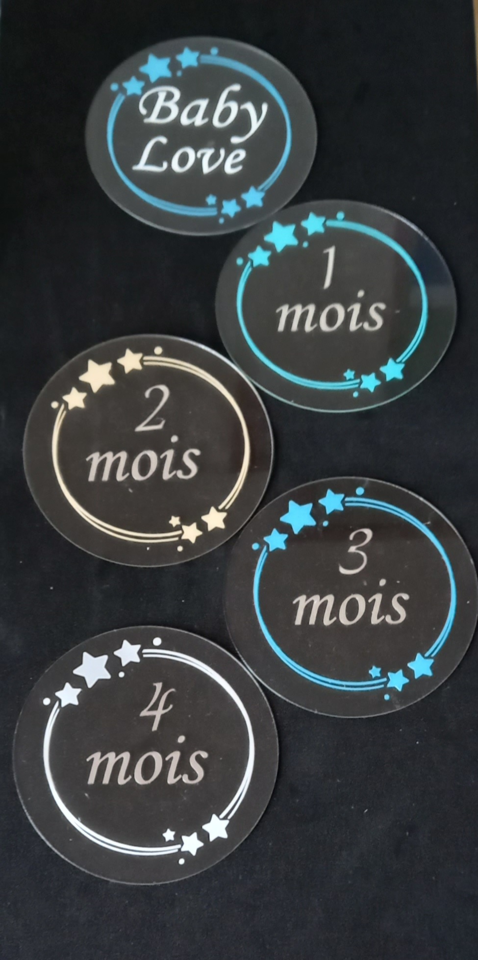 Cartes ou disques étapes étoiles