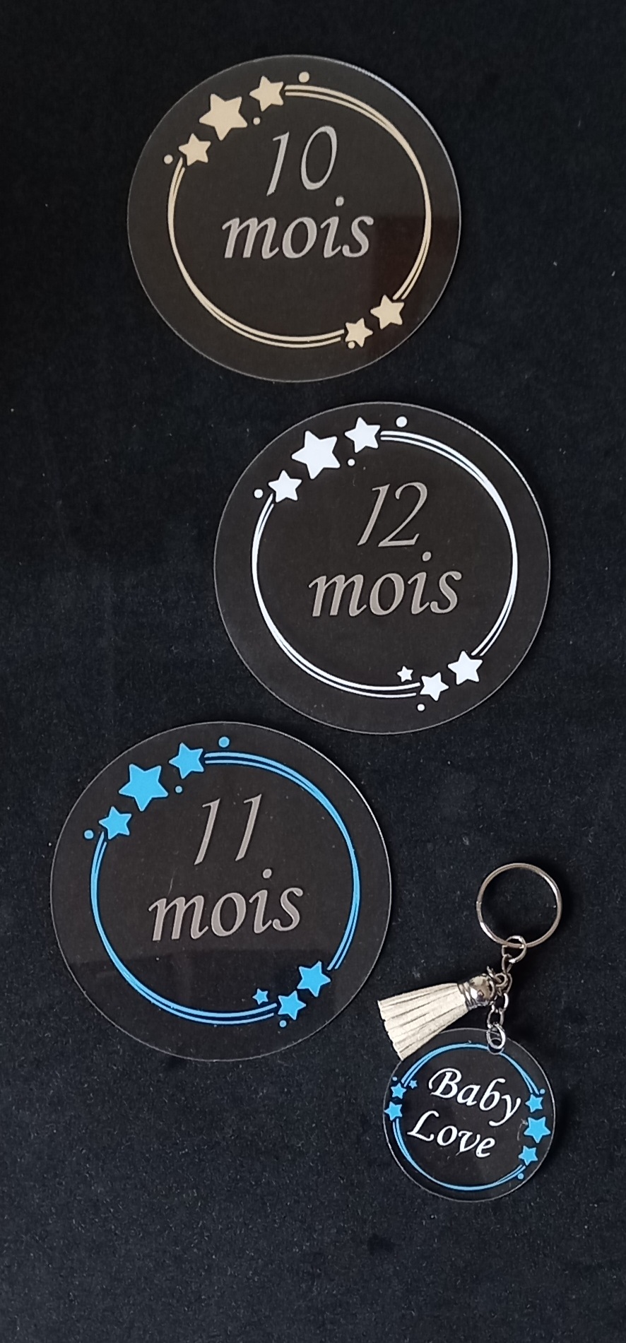 Cartes ou disques étapes étoiles
