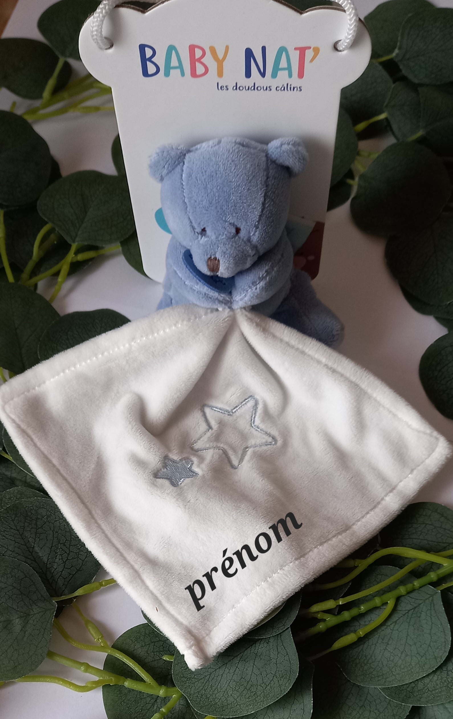 Doudou ourson lange 