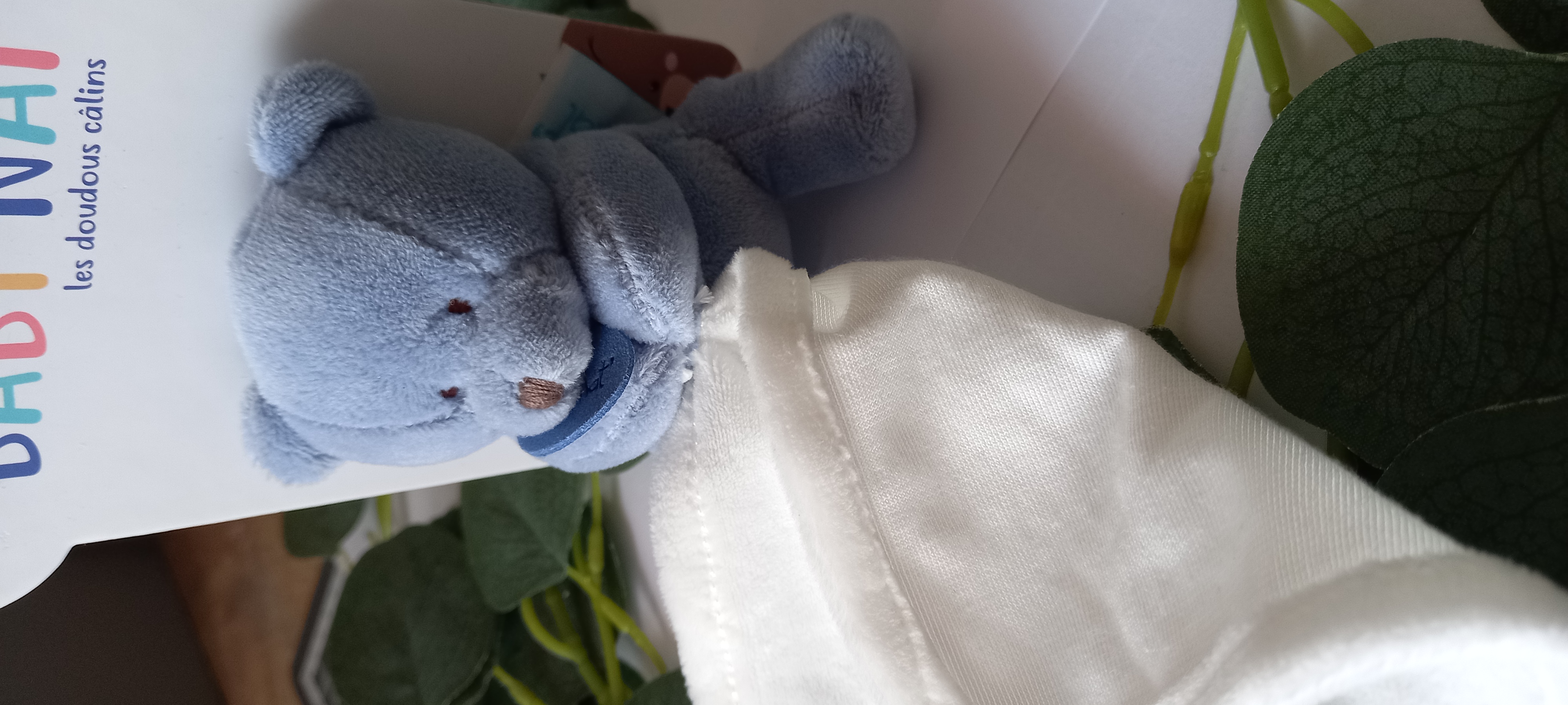 Doudou ourson lange 