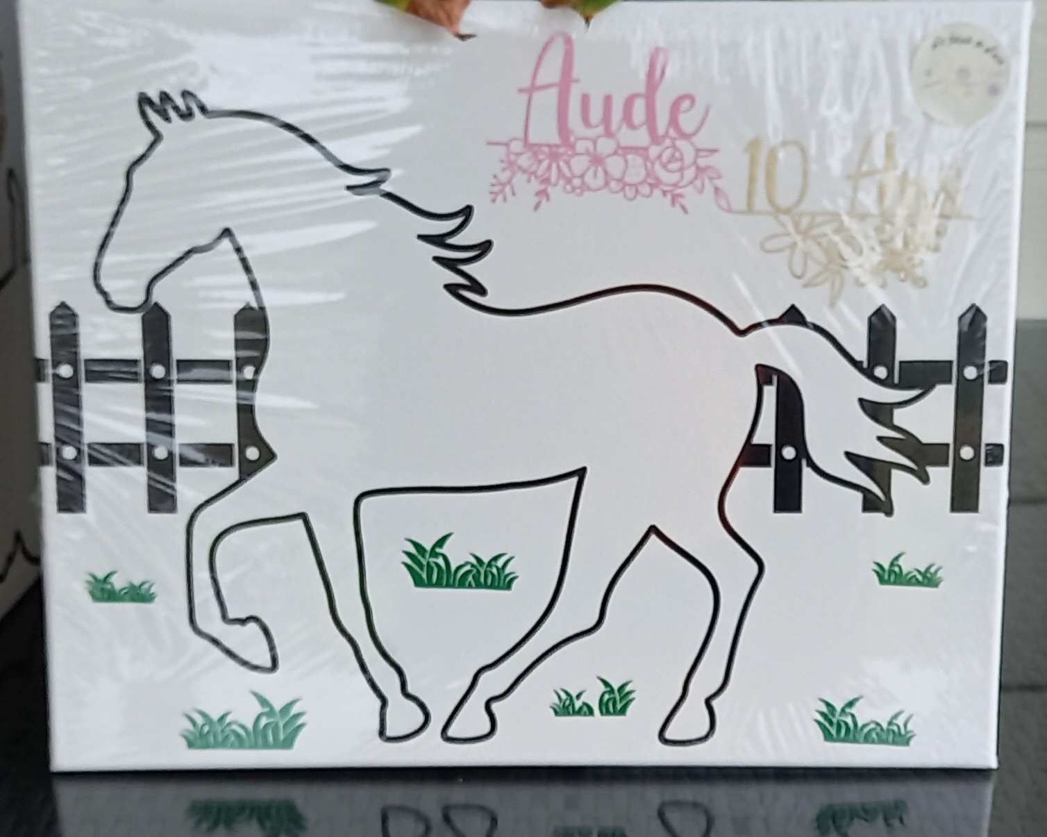 Toile à empreintes à personnaliser 40x50 cm