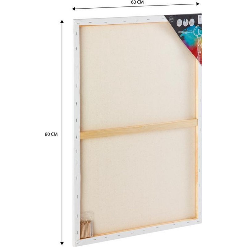 Toile à empreintes à personnaliser 60x80cm