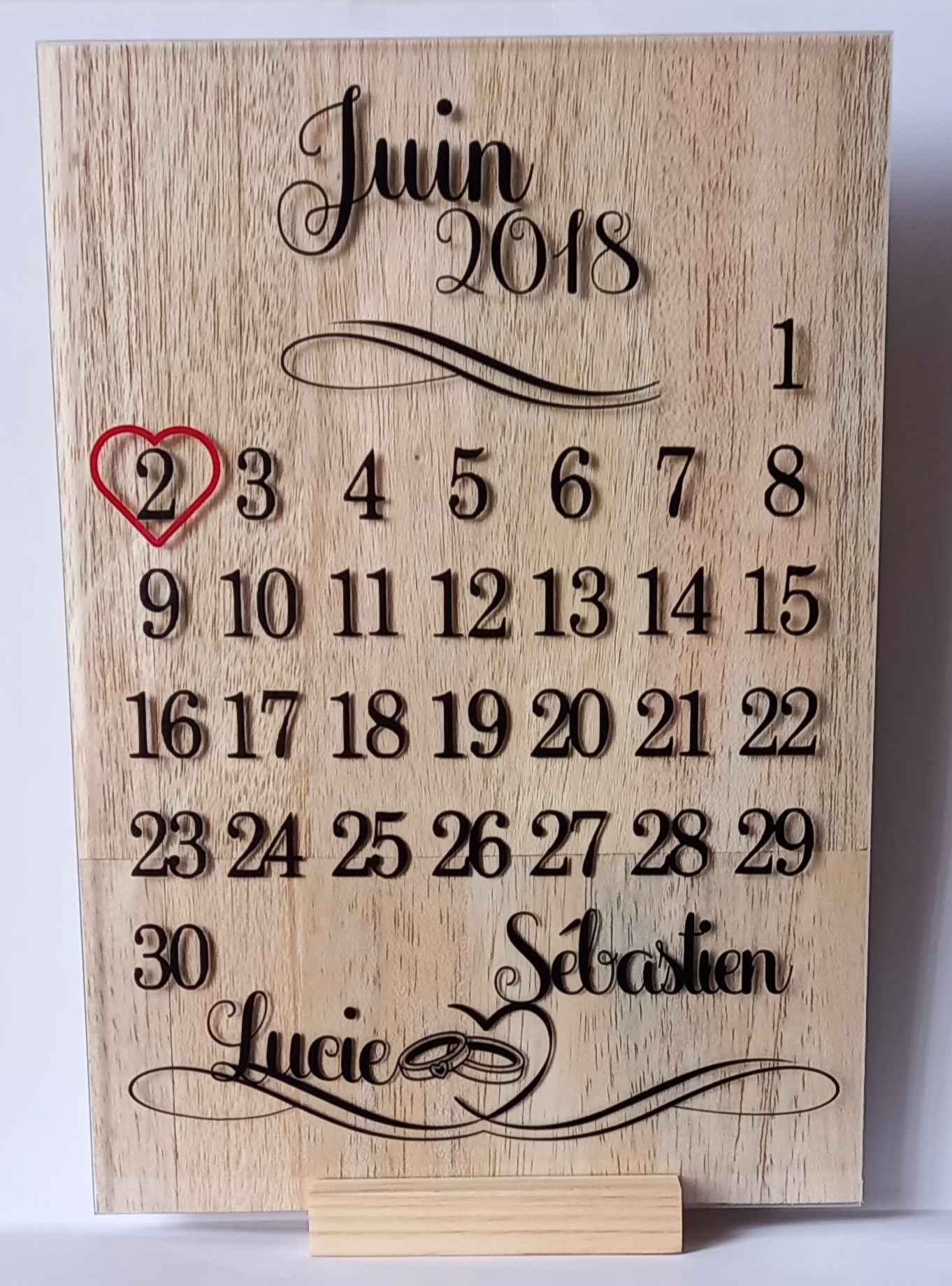 Cadre date calendrier