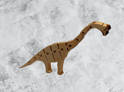 Dinosaure diplodocus articulé