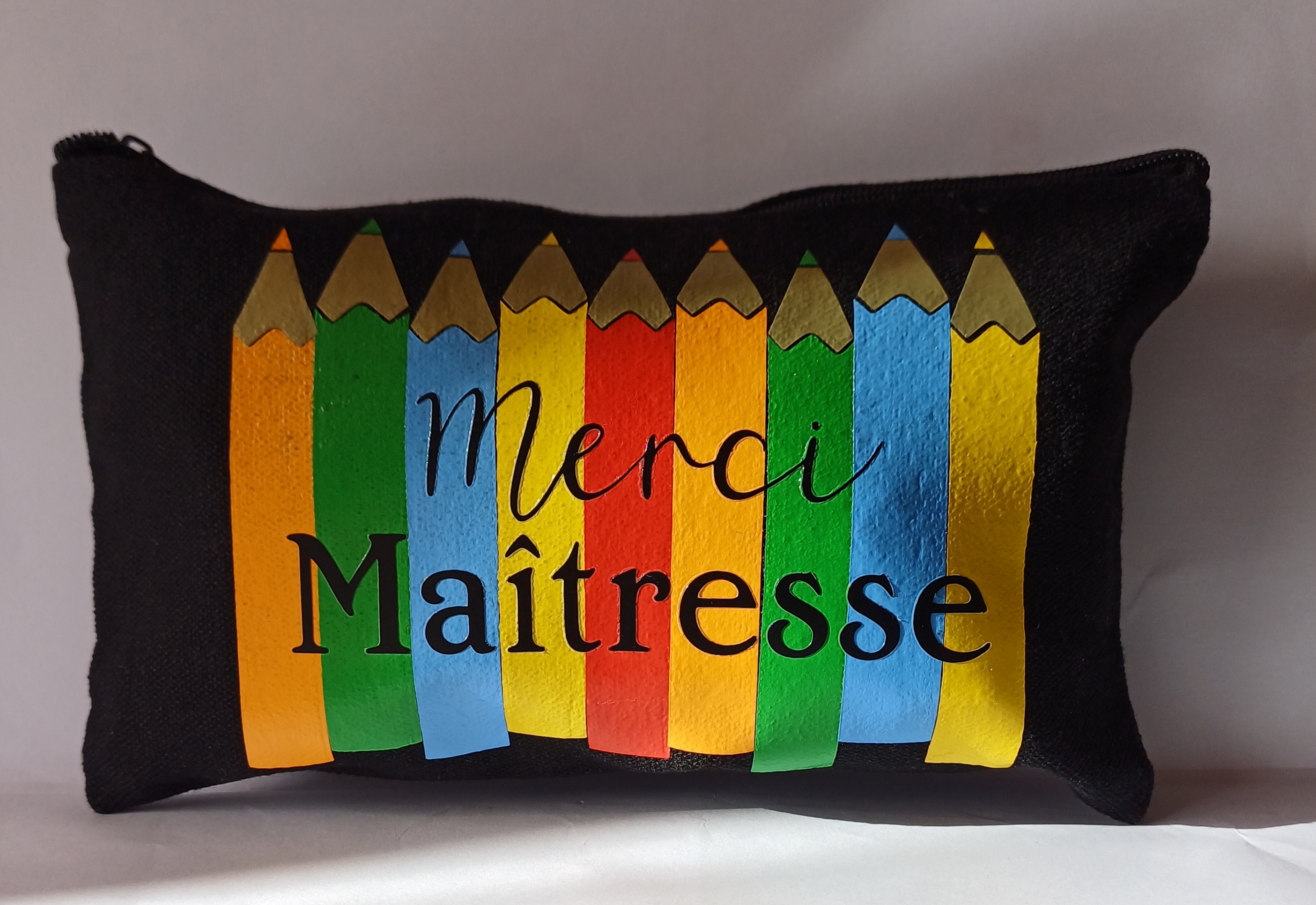 Pochette multifonction "Merci Maîtresse" 