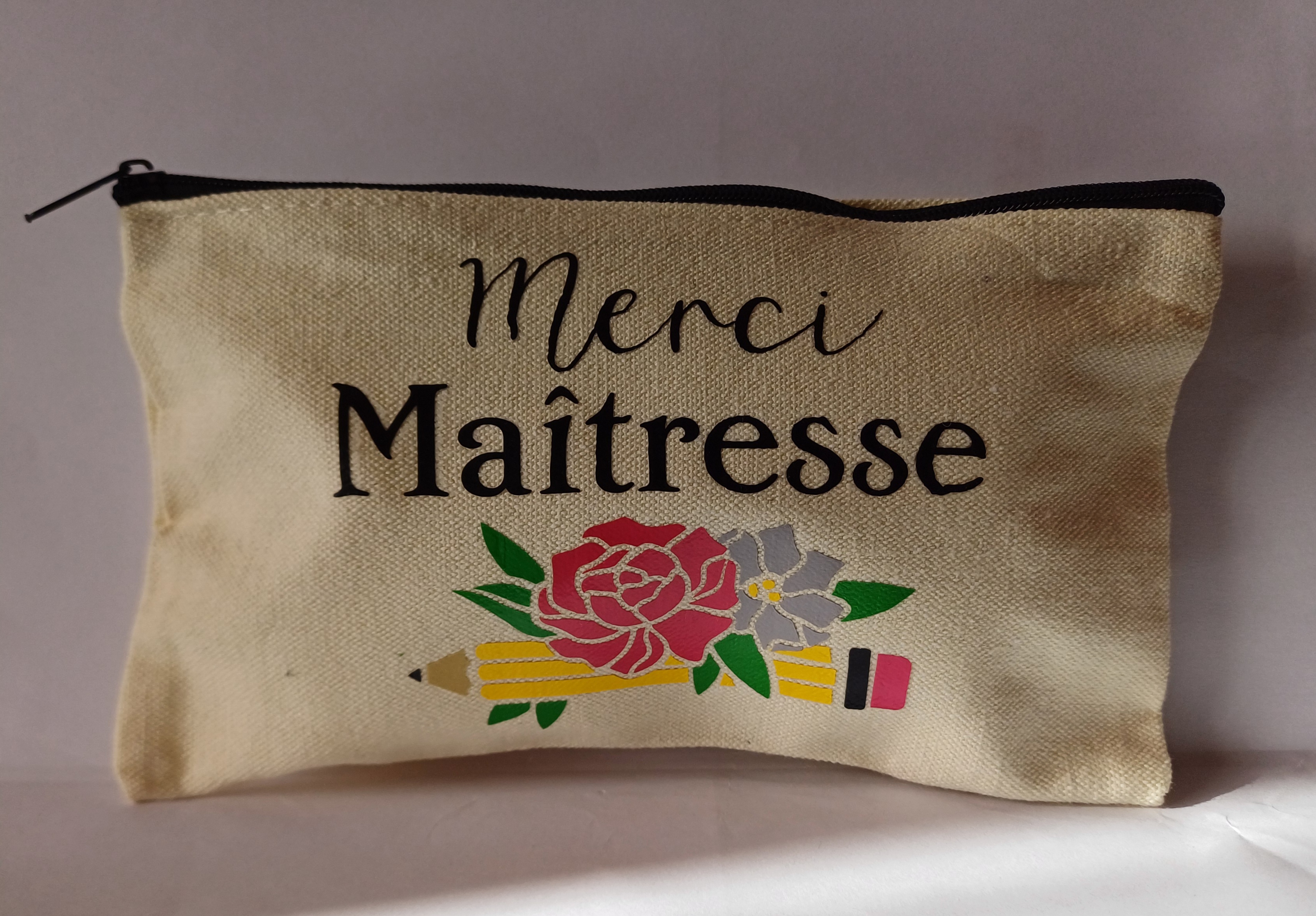 Pochette multifonction "Merci Maîtresse" 