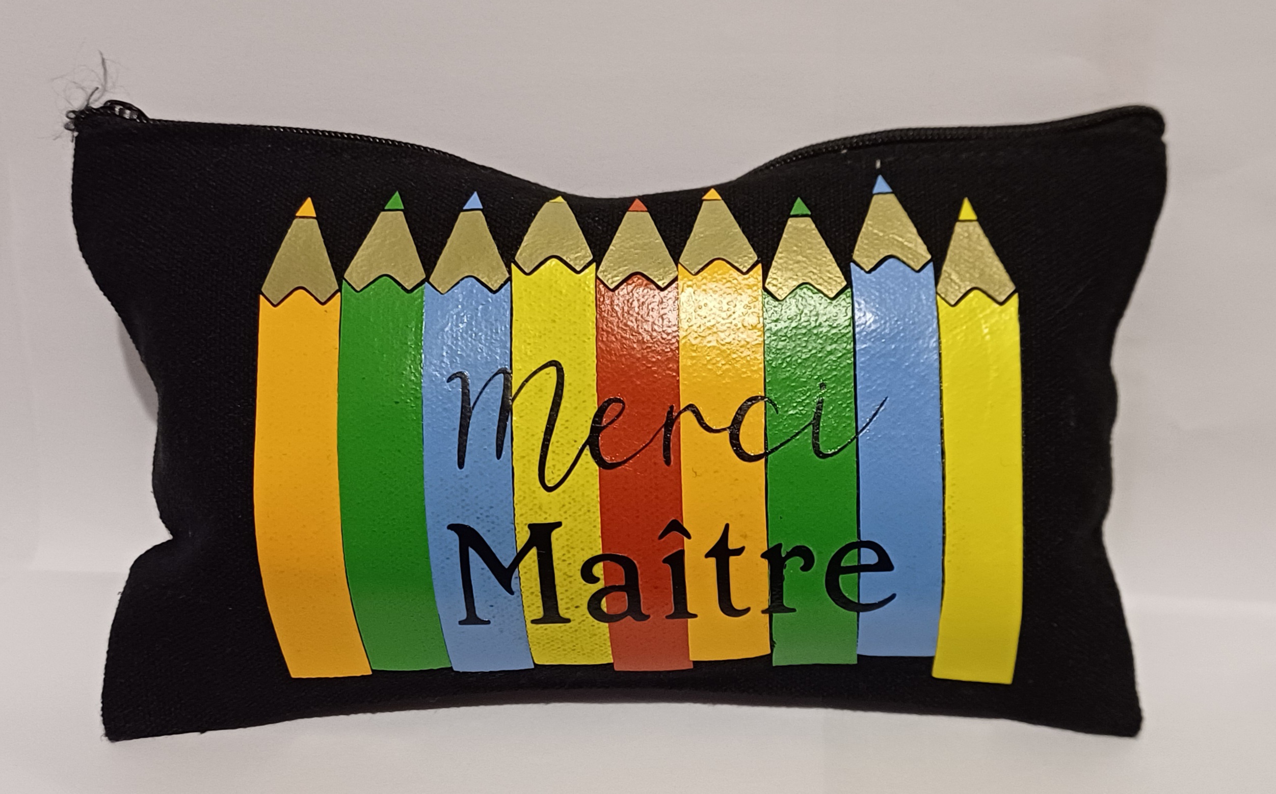 Pochette multifonction "Merci Maître" 