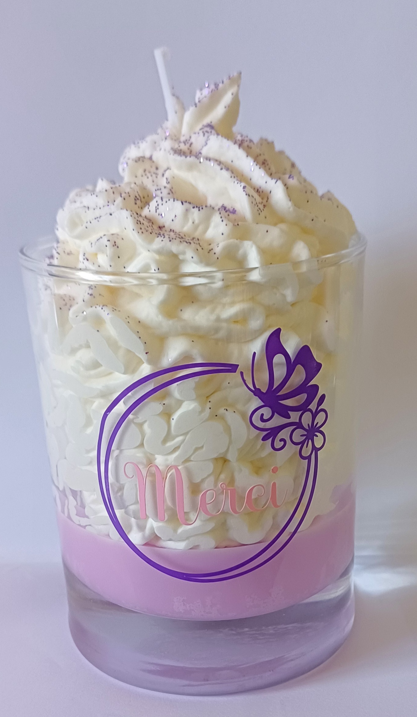 Bougie gourmande Boost for Life (Bonbon) personnalisée "merci"