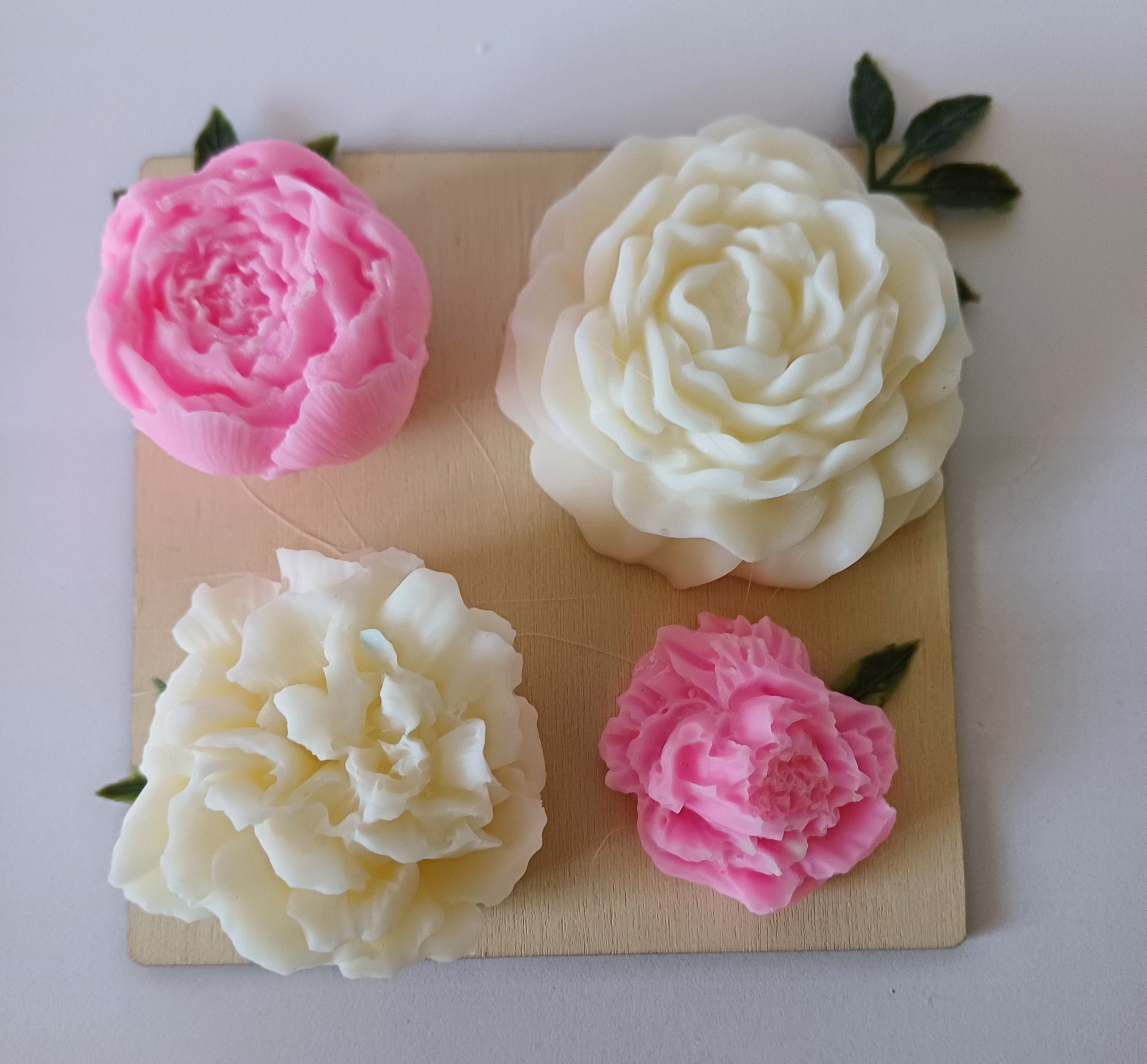 Fondants bougie Pivoine