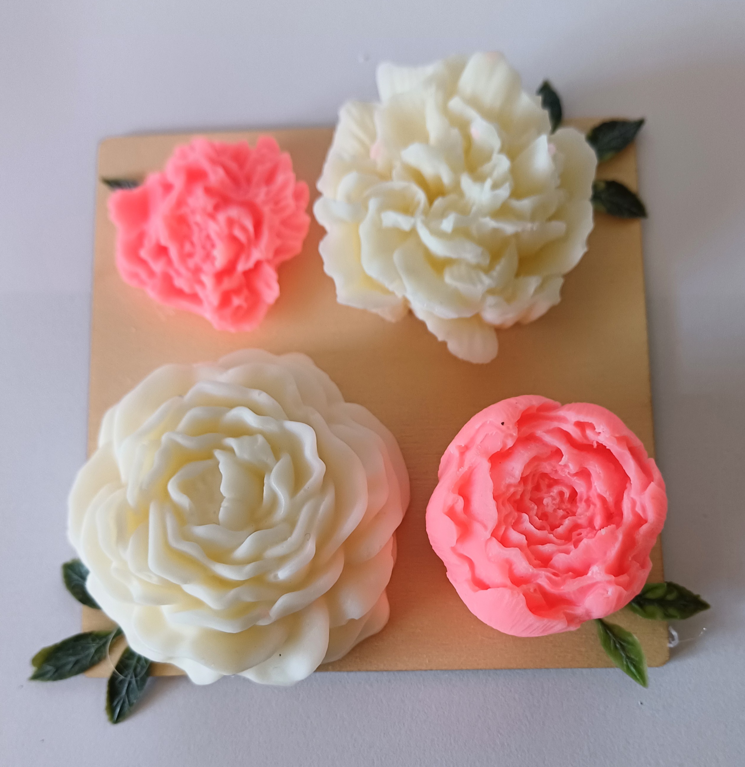 Fondants bougie bleu Fleur de sakura