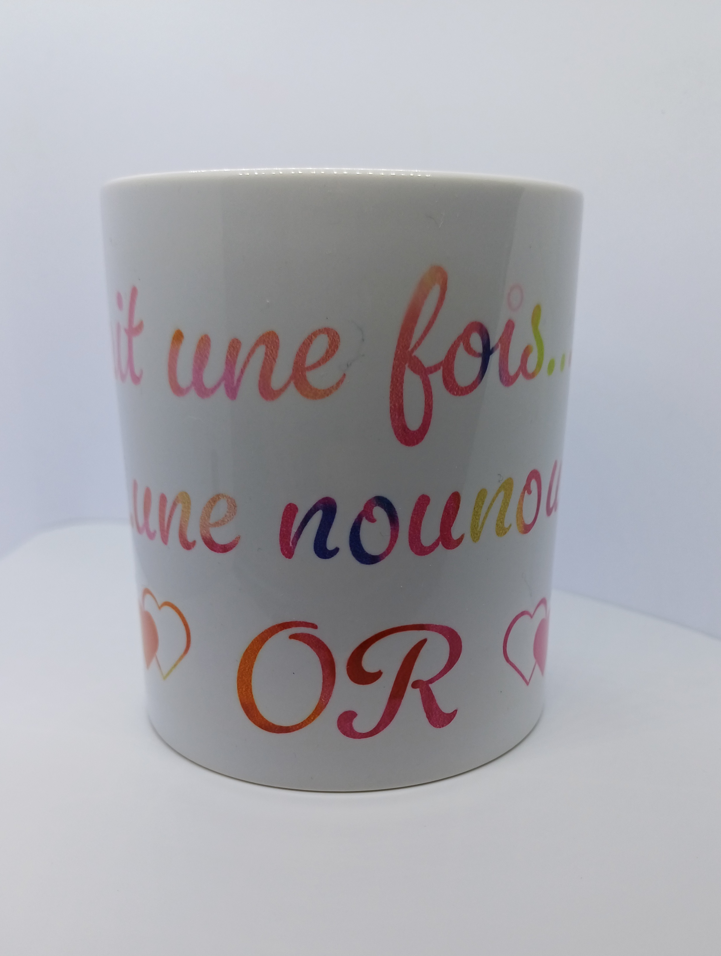 Mug en céramique "il était une fois une nounou en or"