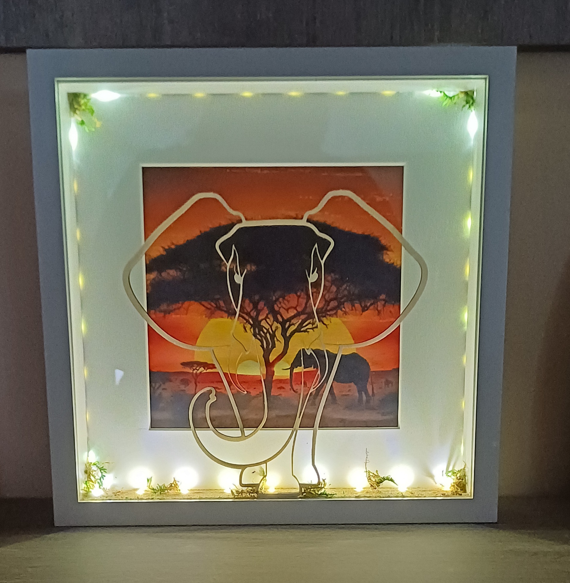Cadre lumineux led