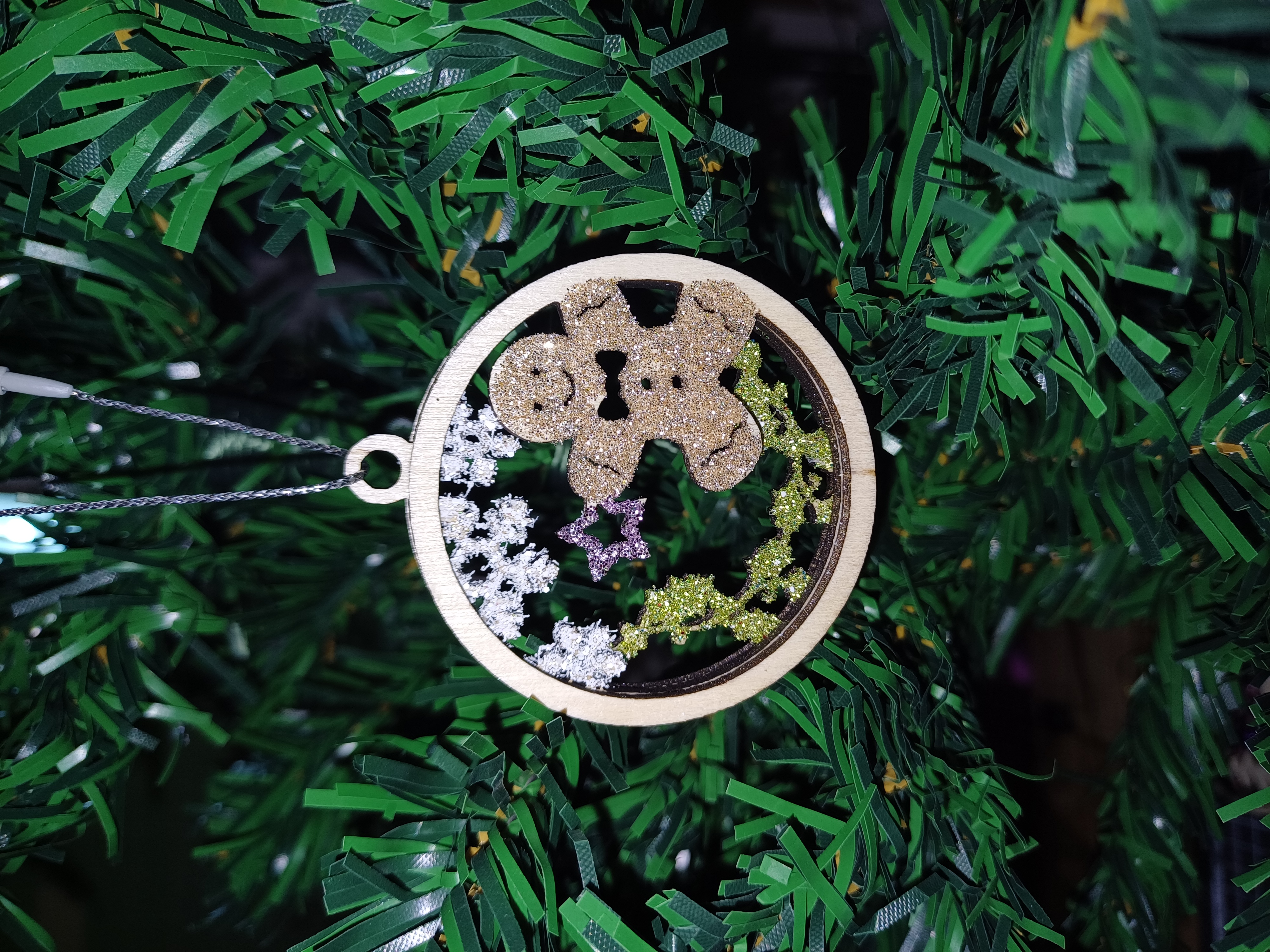 Suspension de sapin " petit biscuit"