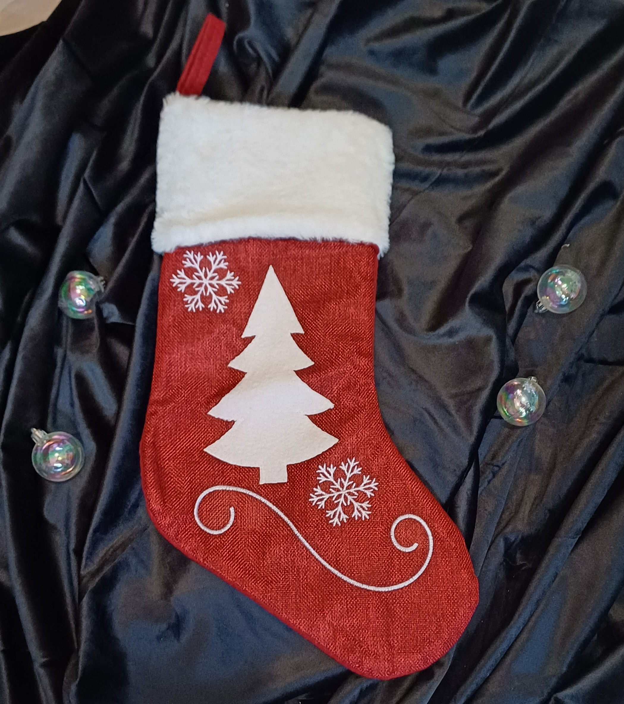 Chaussette de Noël sapin