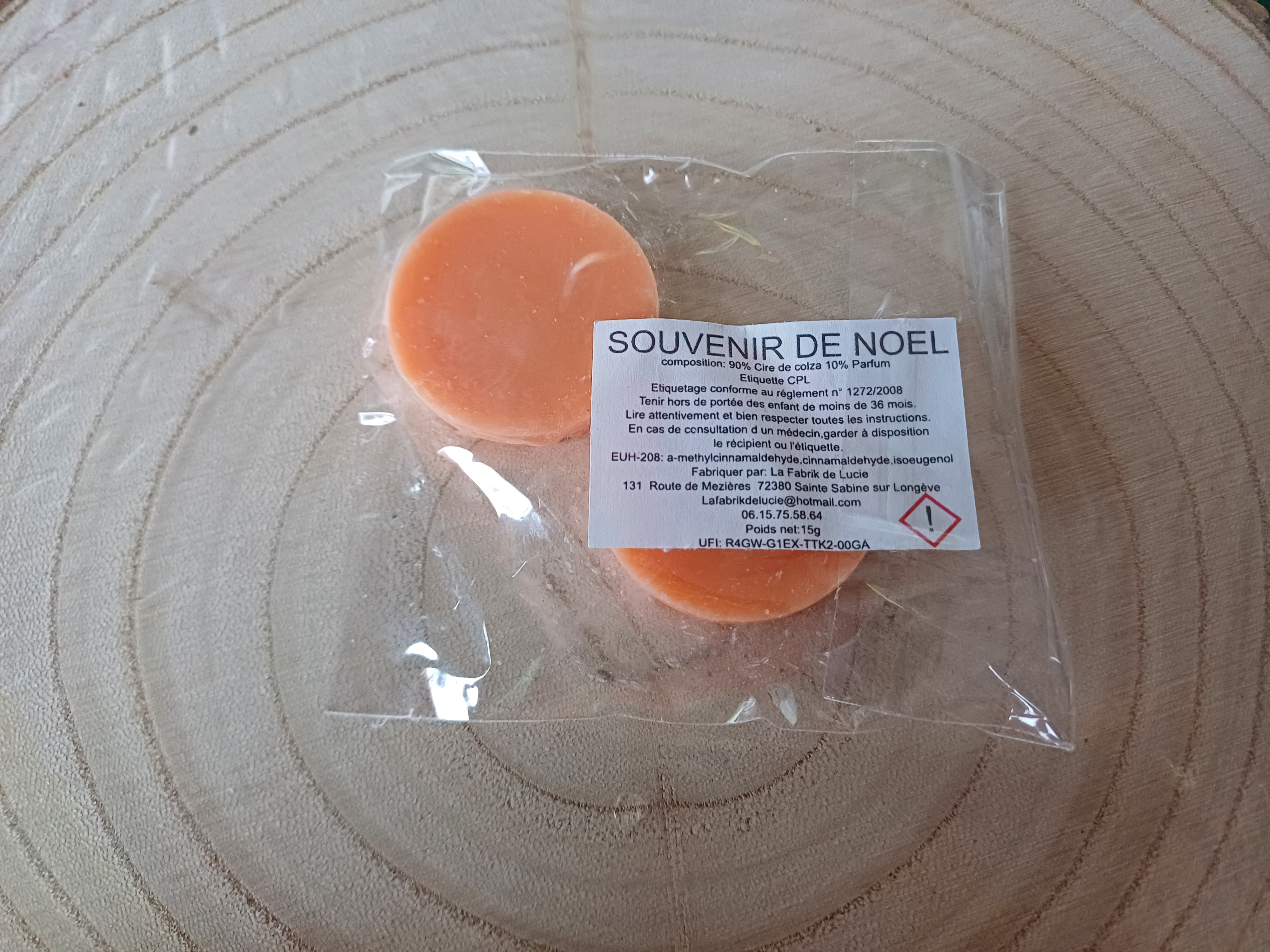 Fondants Parfumés Souvenir de noël