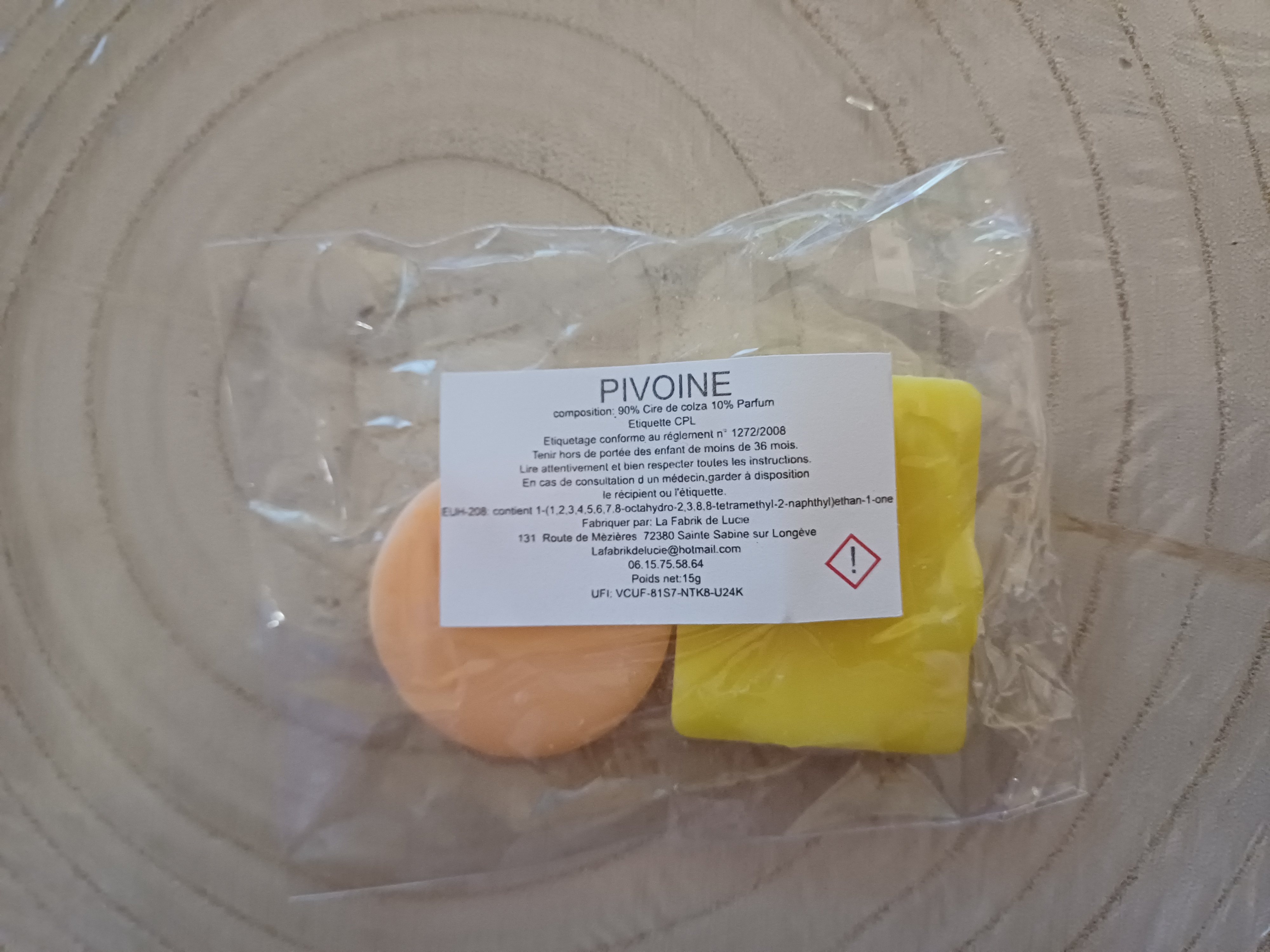 Fondants Parfumés pivoine