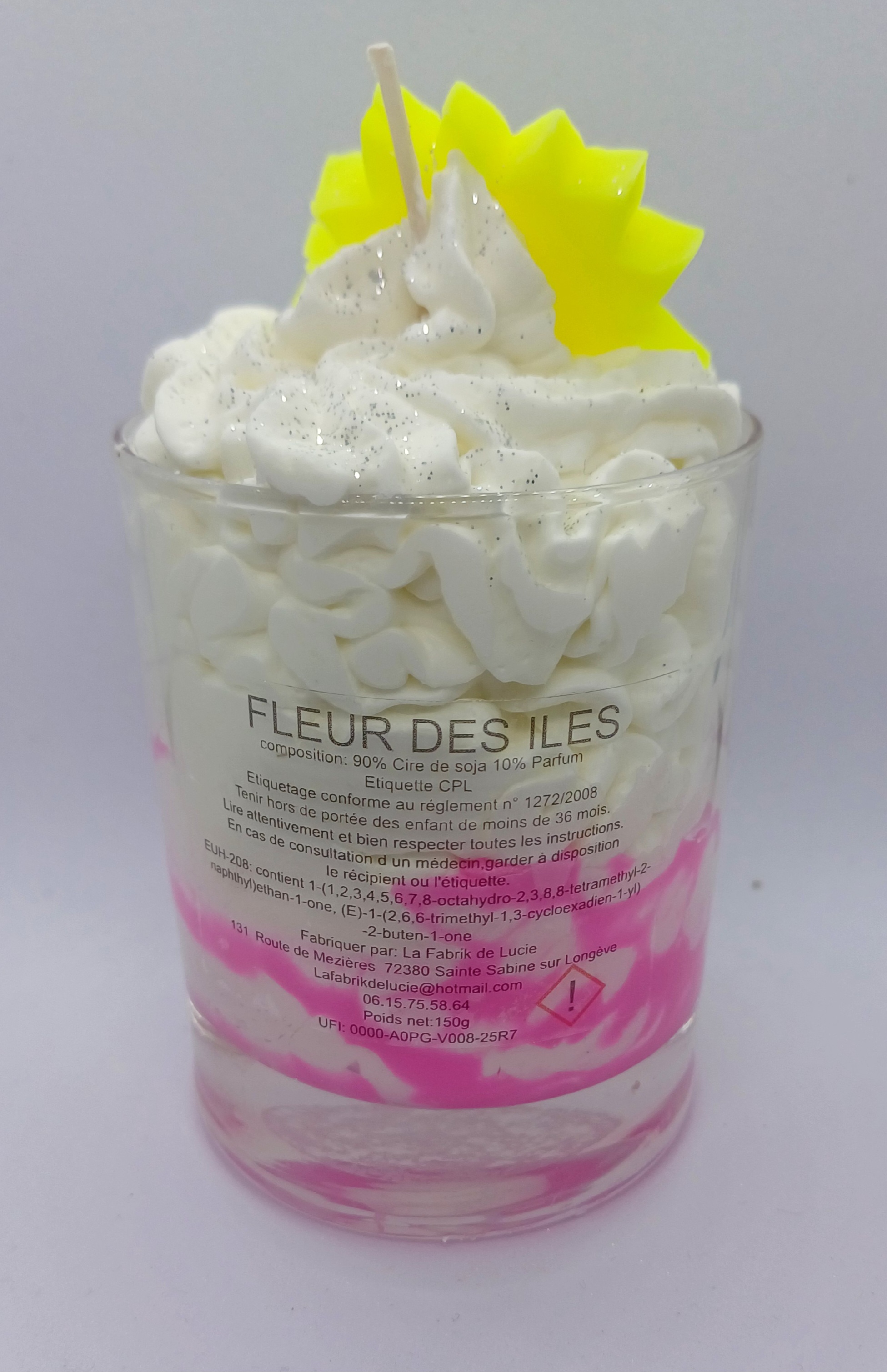 Bougie gourmande Fleur des iles
