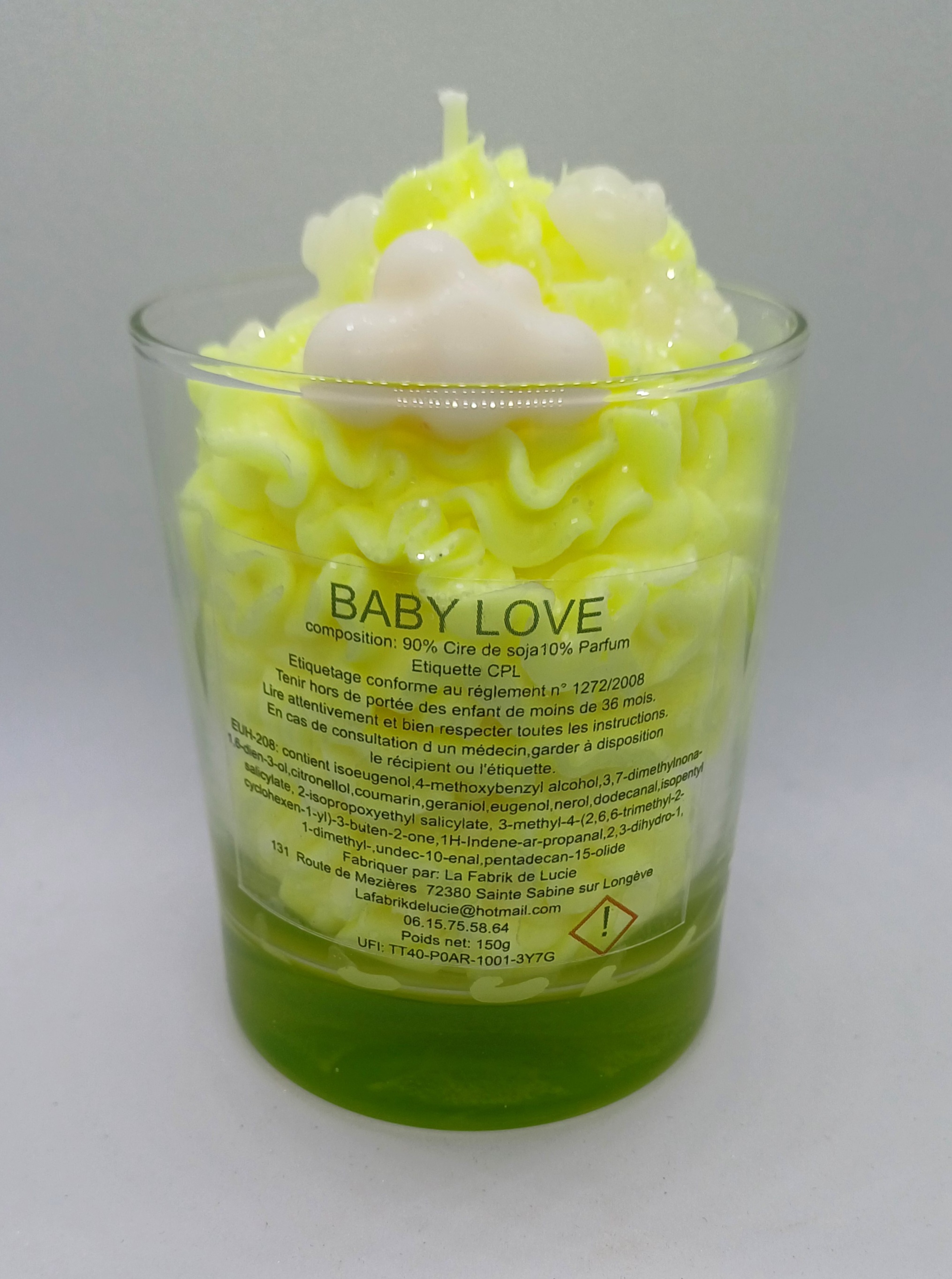 Bougie gourmande Baby love