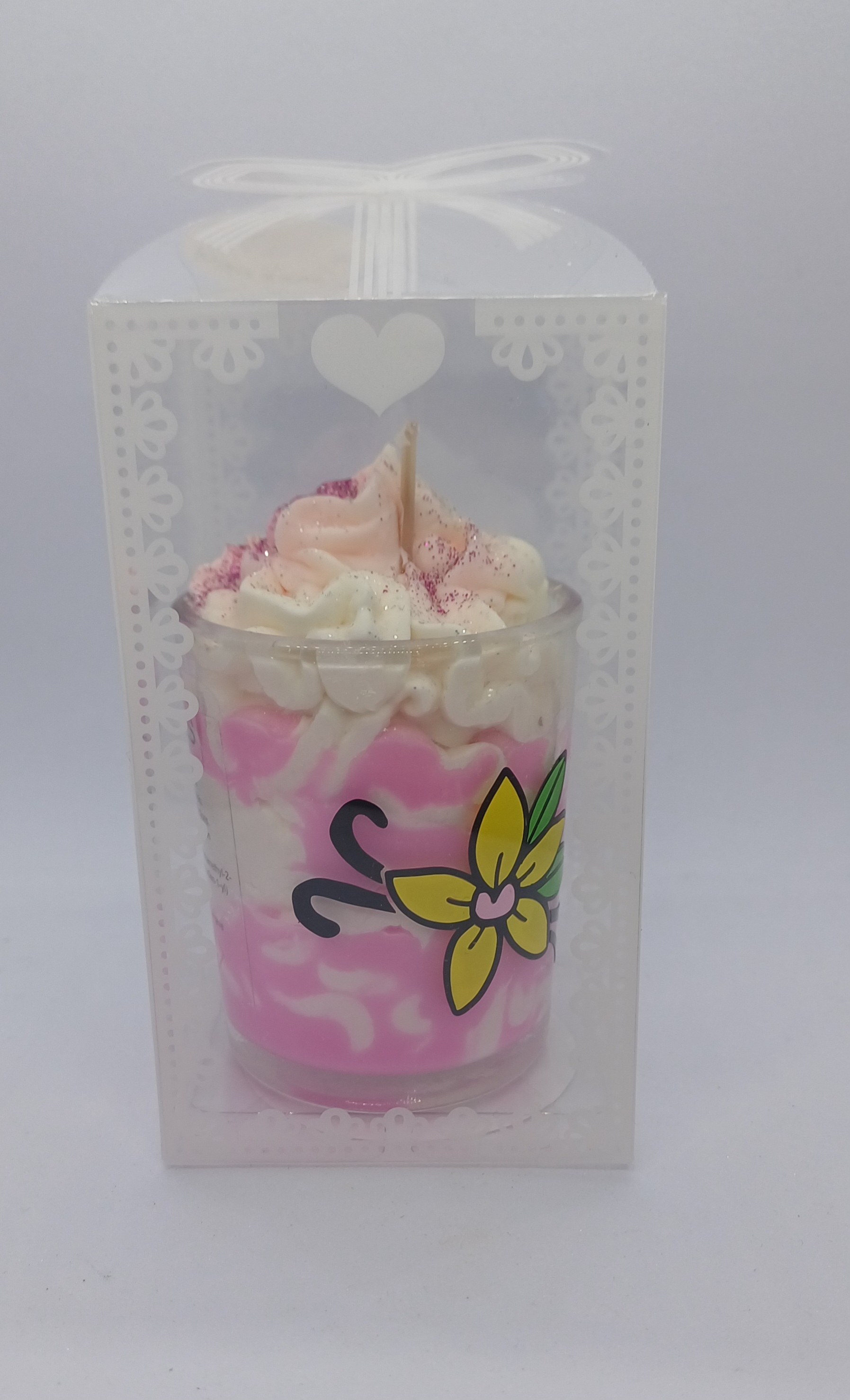 Petite bougie gourmande Fleur des iles "vanille"