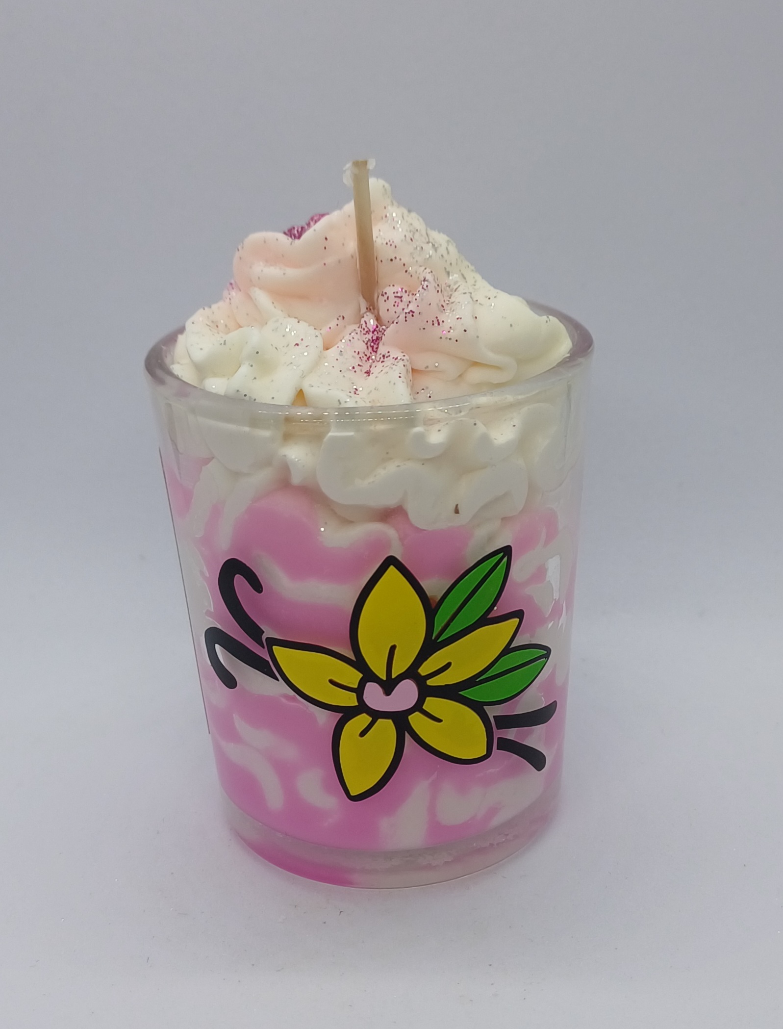 Petite bougie gourmande Fleur des iles "vanille"