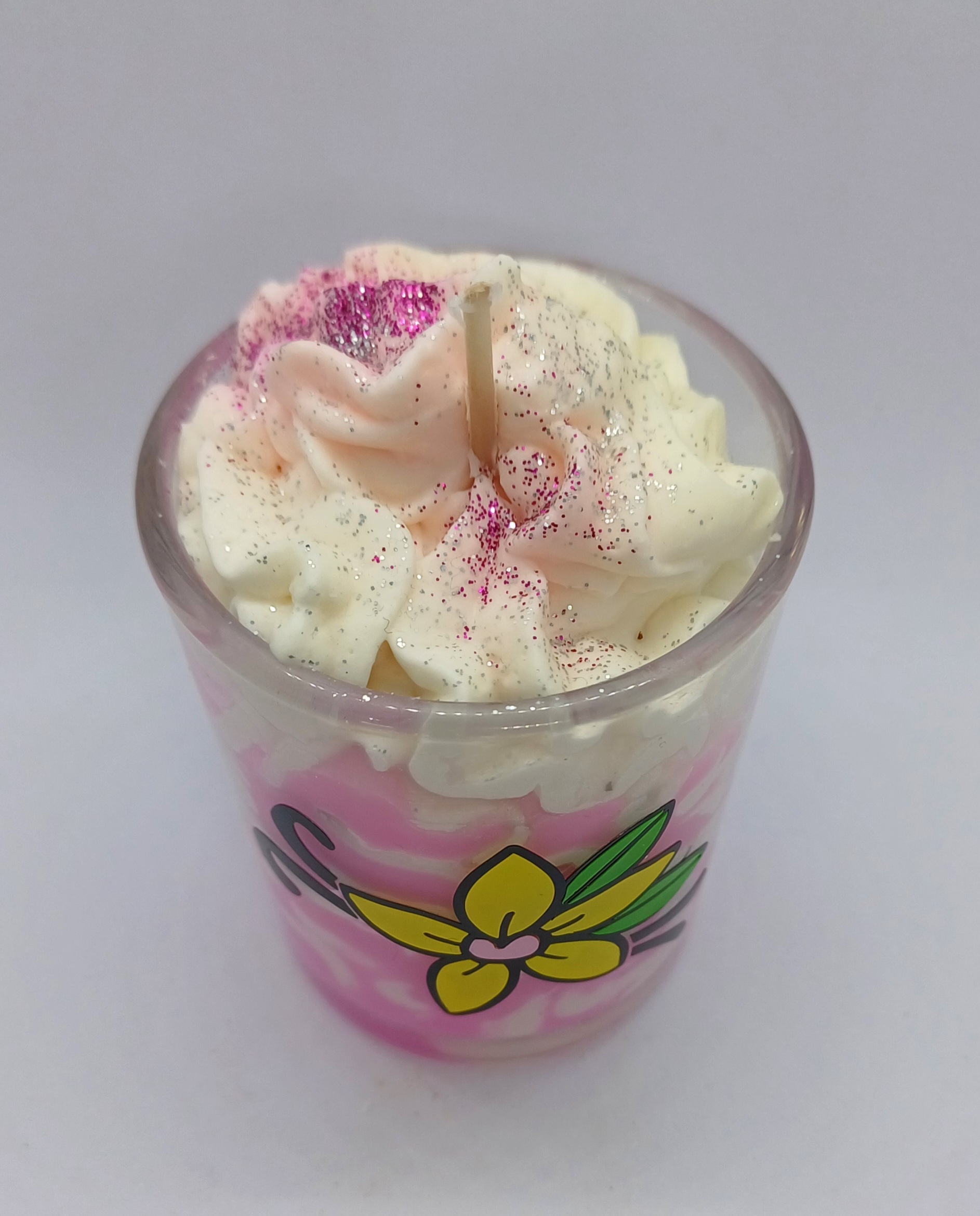 Petite bougie gourmande Fleur des iles "vanille"