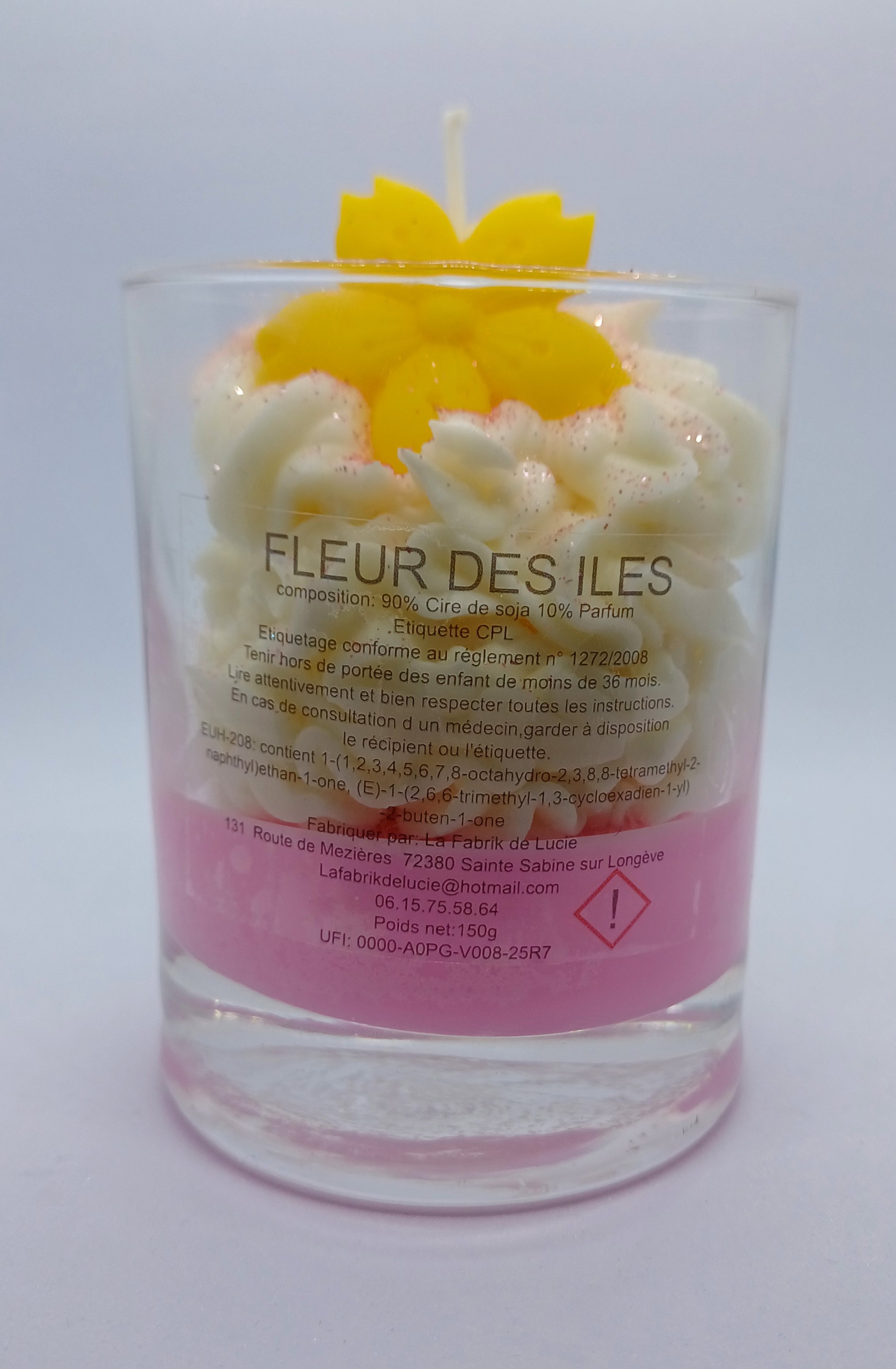 Bougie gourmande Fleur des iles