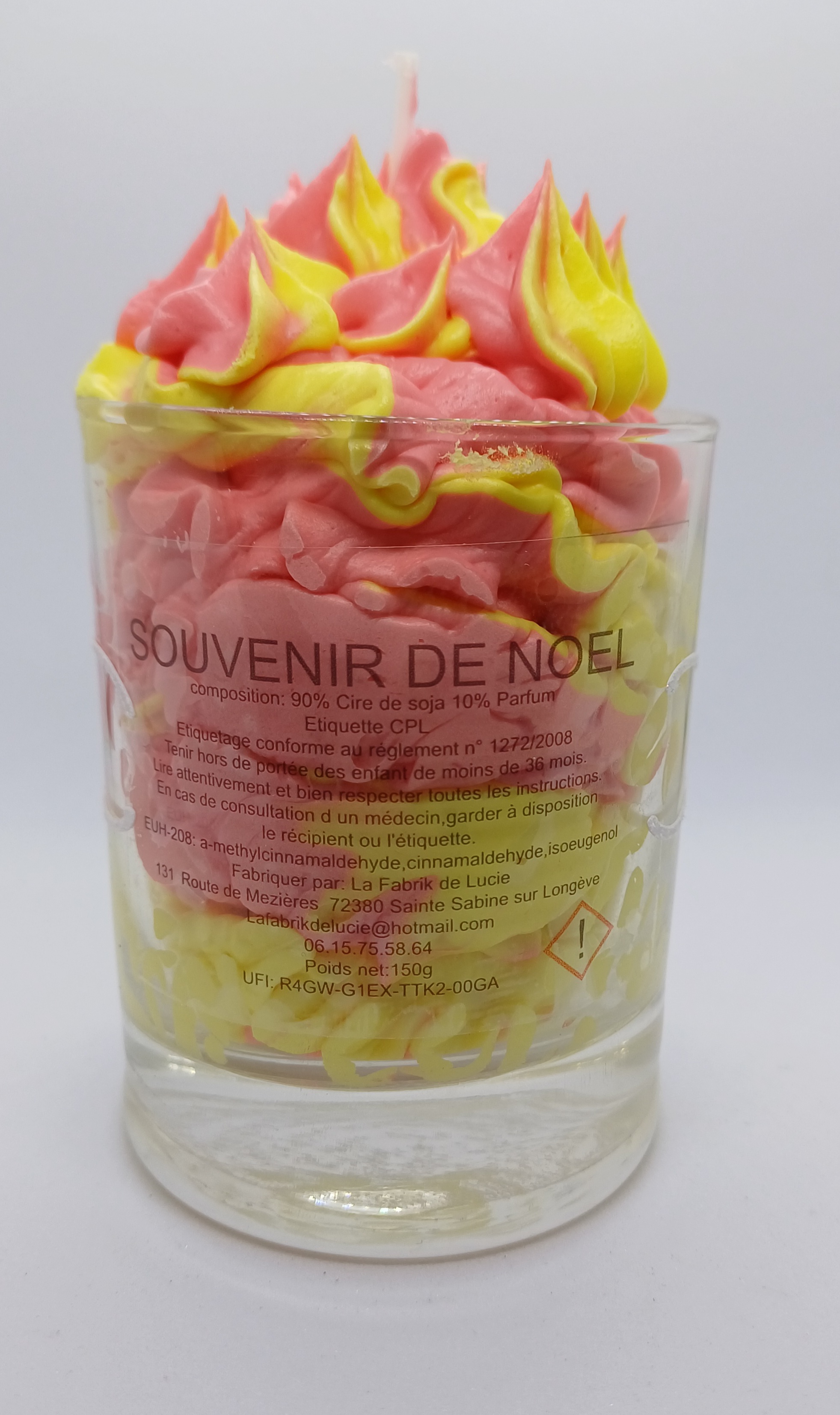 Bougie gourmande Souvenir de Noël