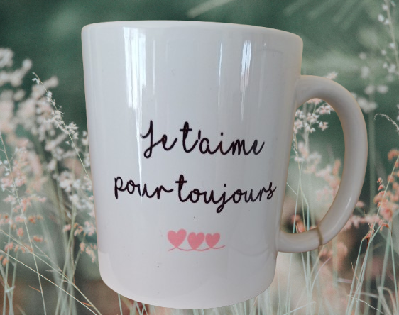 Tasse de fête des mères "bonne fête maman d'amour"
