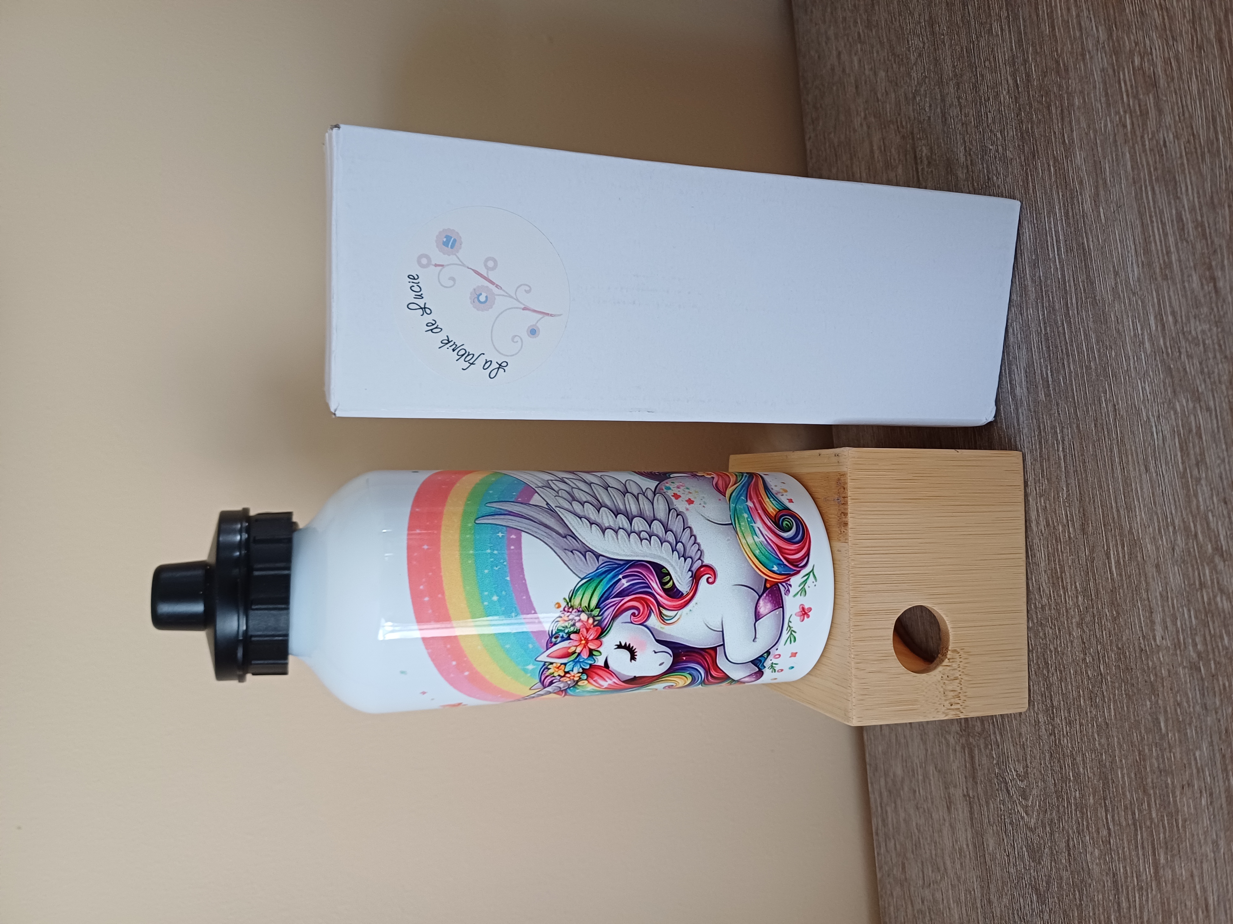 Gourde Licorne 600 ml sport