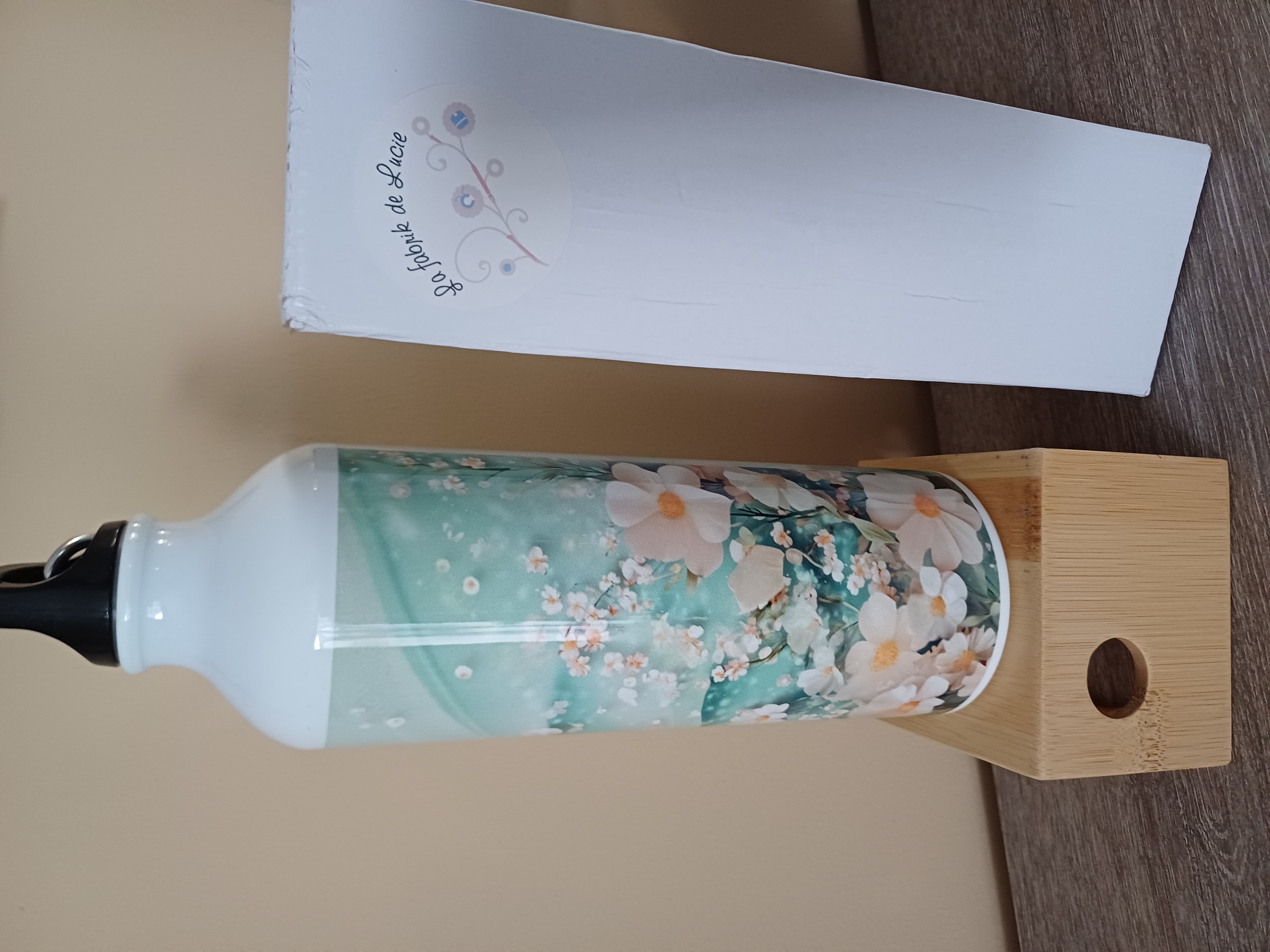 Gourde fleurs 750 ml