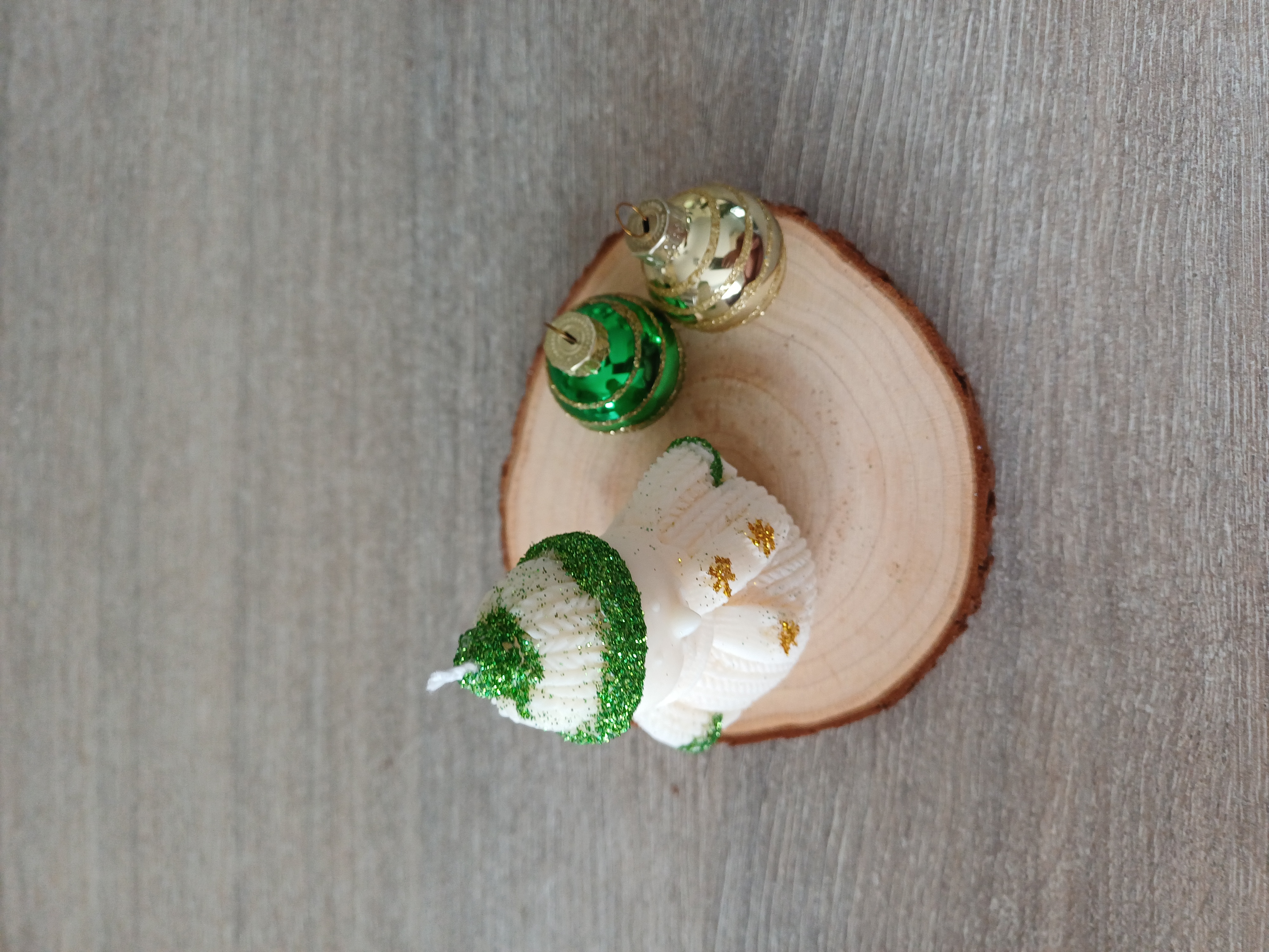 Composition de Noël Bougie "Bonhomme de neige"