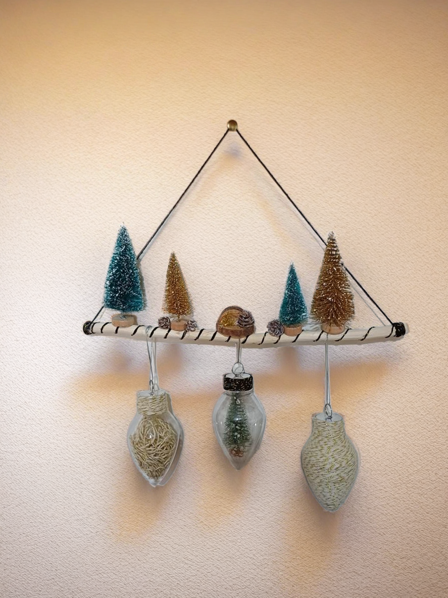 Décoration murale sapins