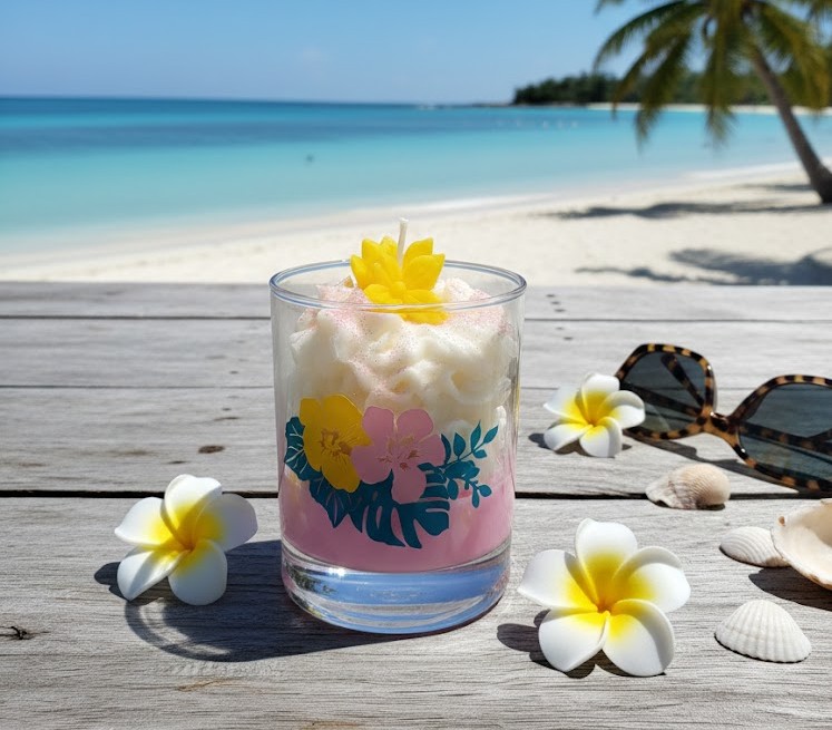 Bougie gourmande Fleur des iles