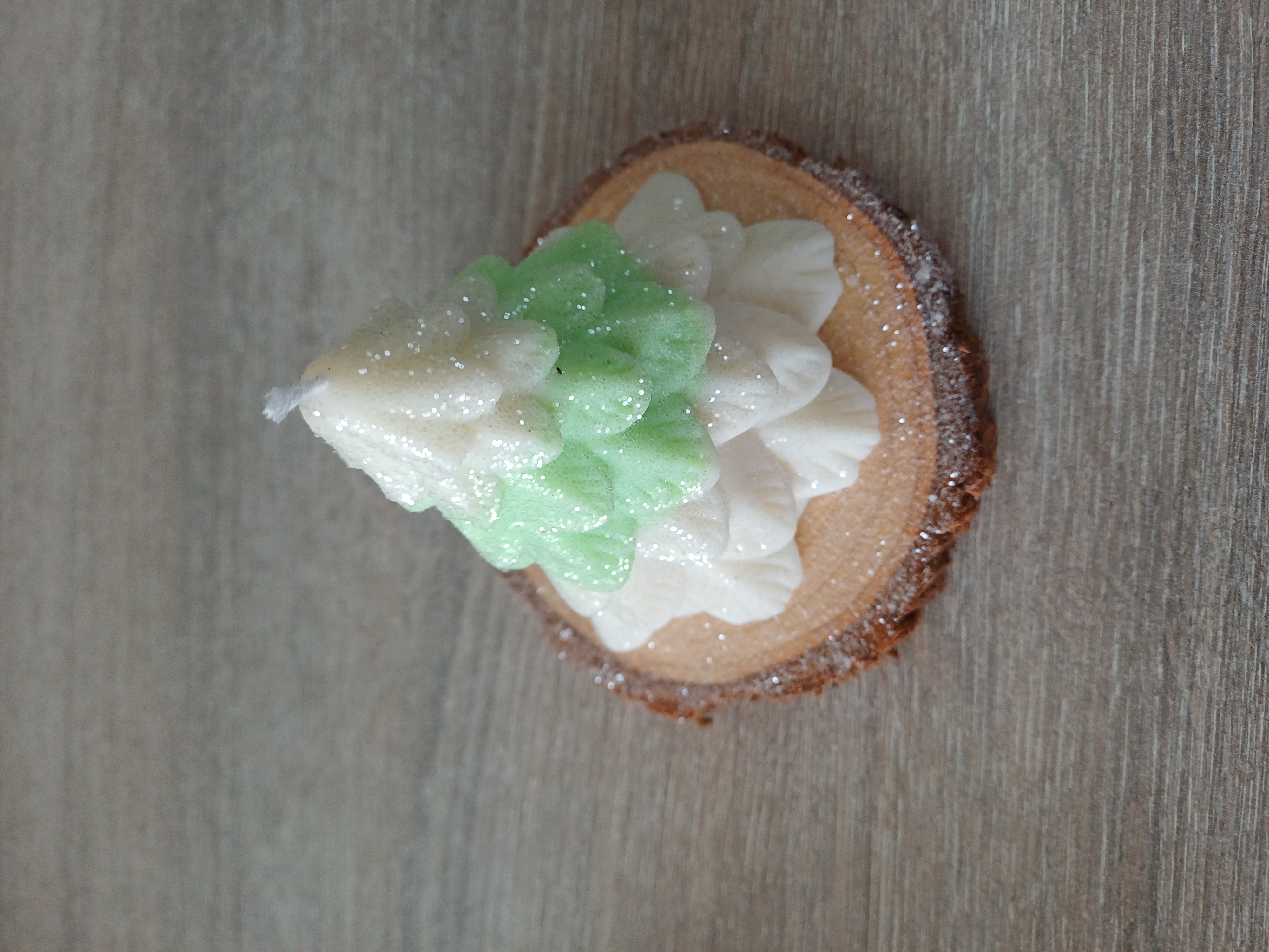 Composition de Noël Bougie sapin