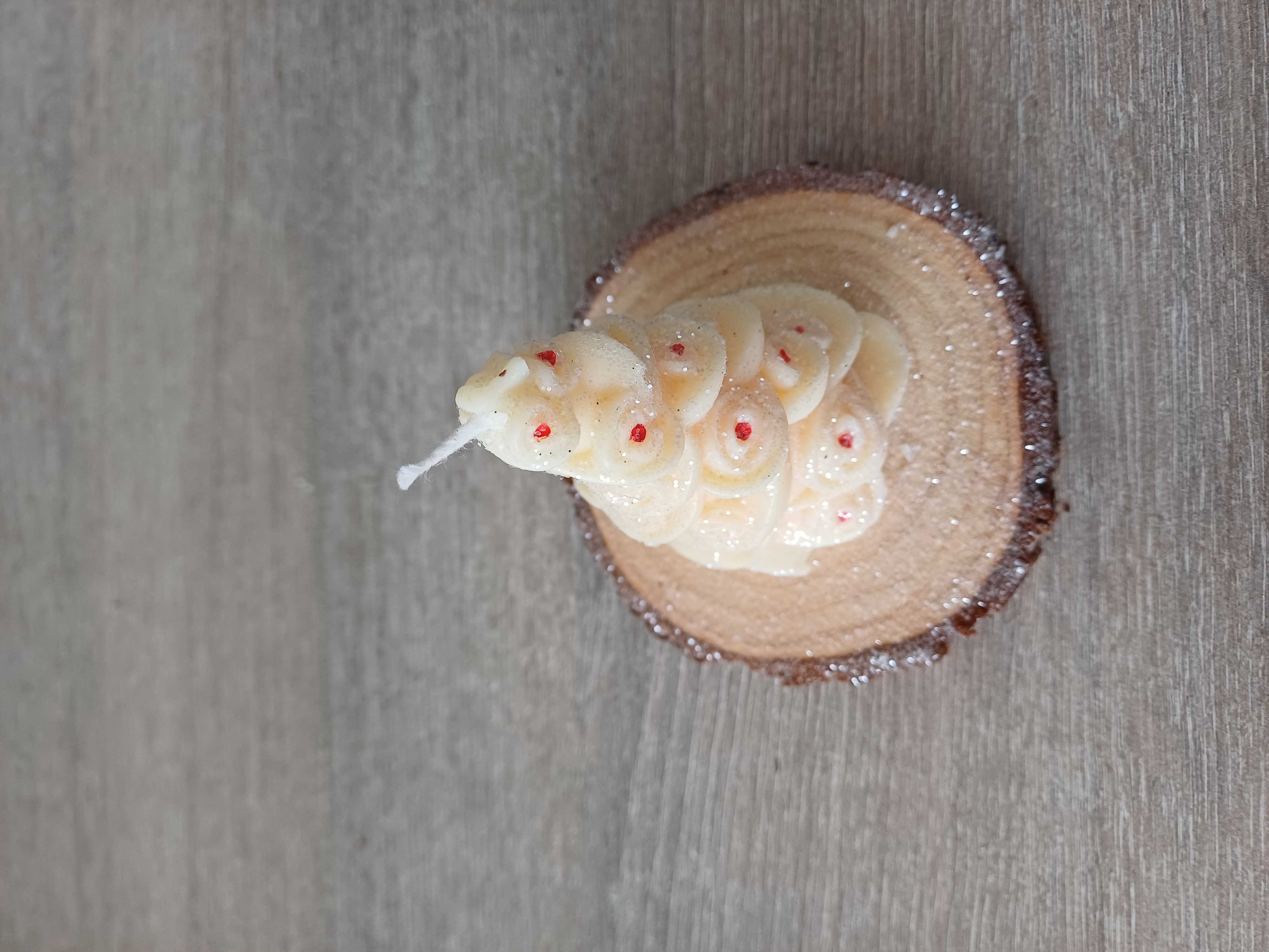 Composition de Noël Bougie "sapin"