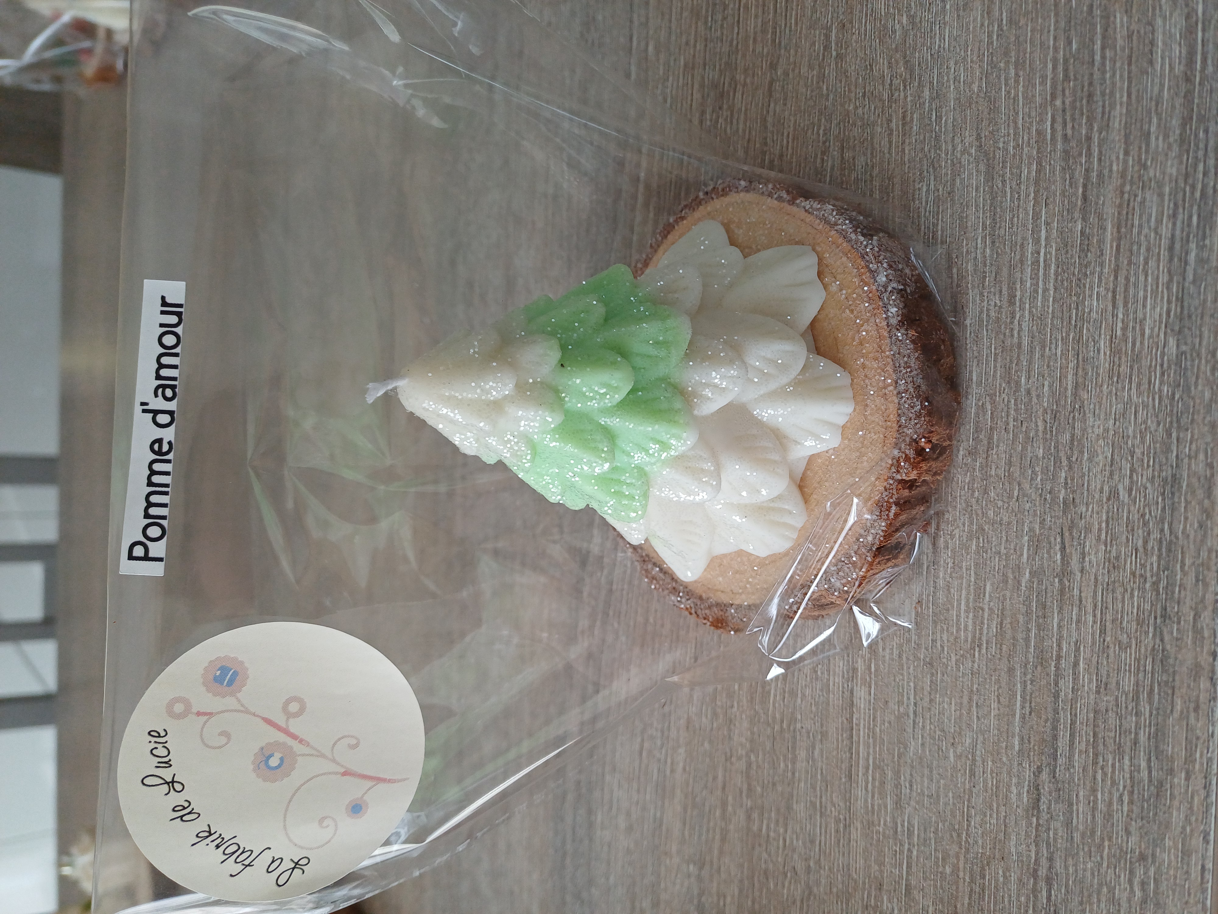 Composition de Noël Bougie sapin