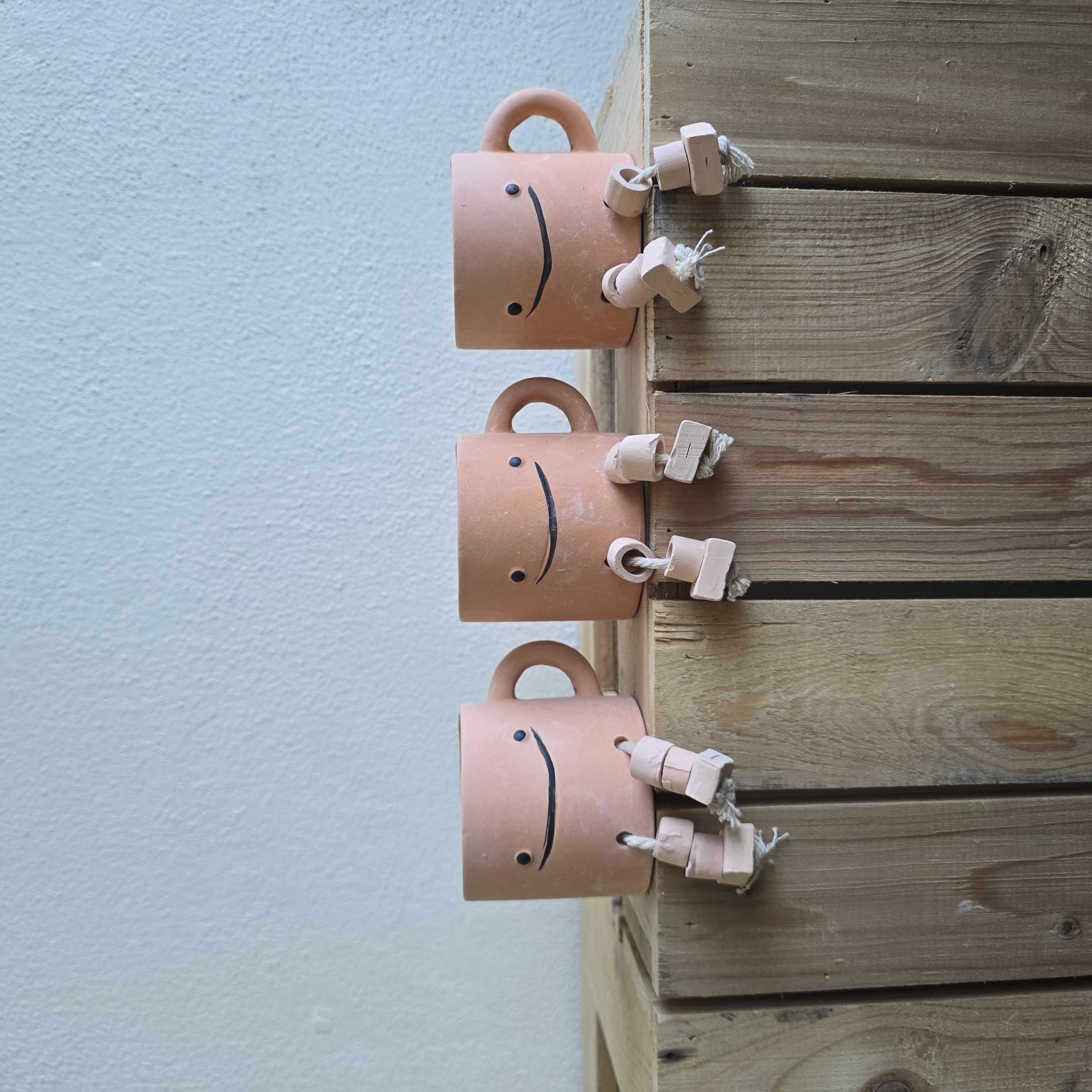 Cute Ceramic Robot Planters