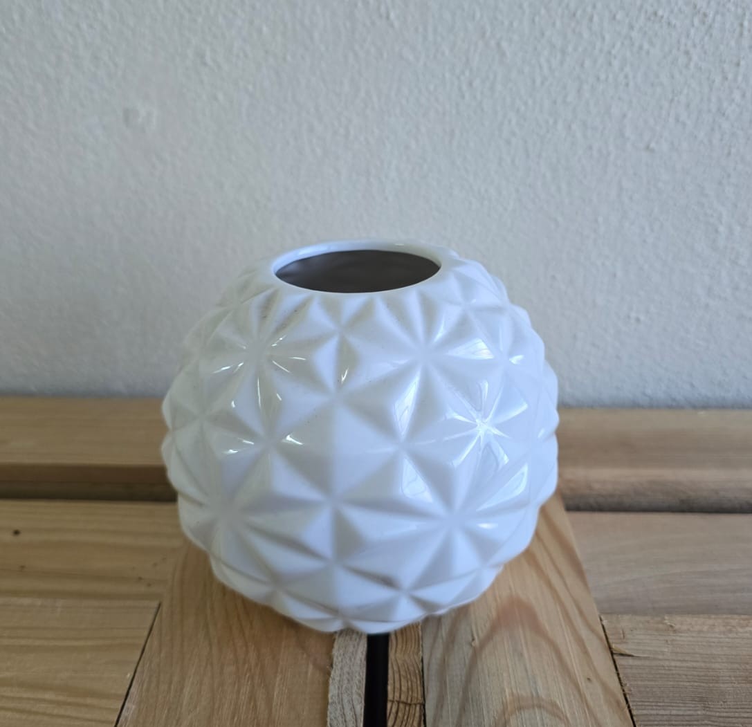 Geometric Ceramic Vase
