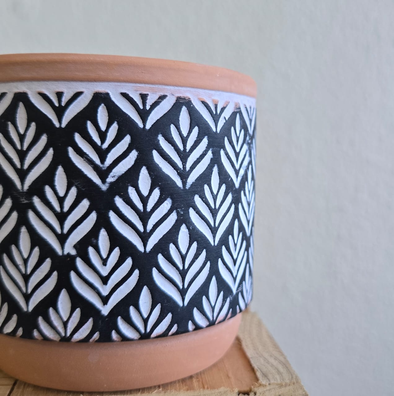 Terra Pot with Design