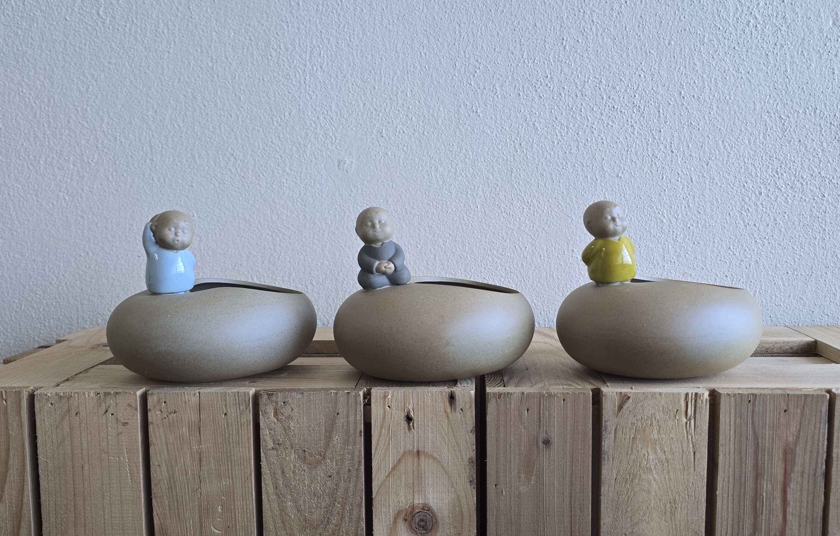 Mini Monk Stone Planter