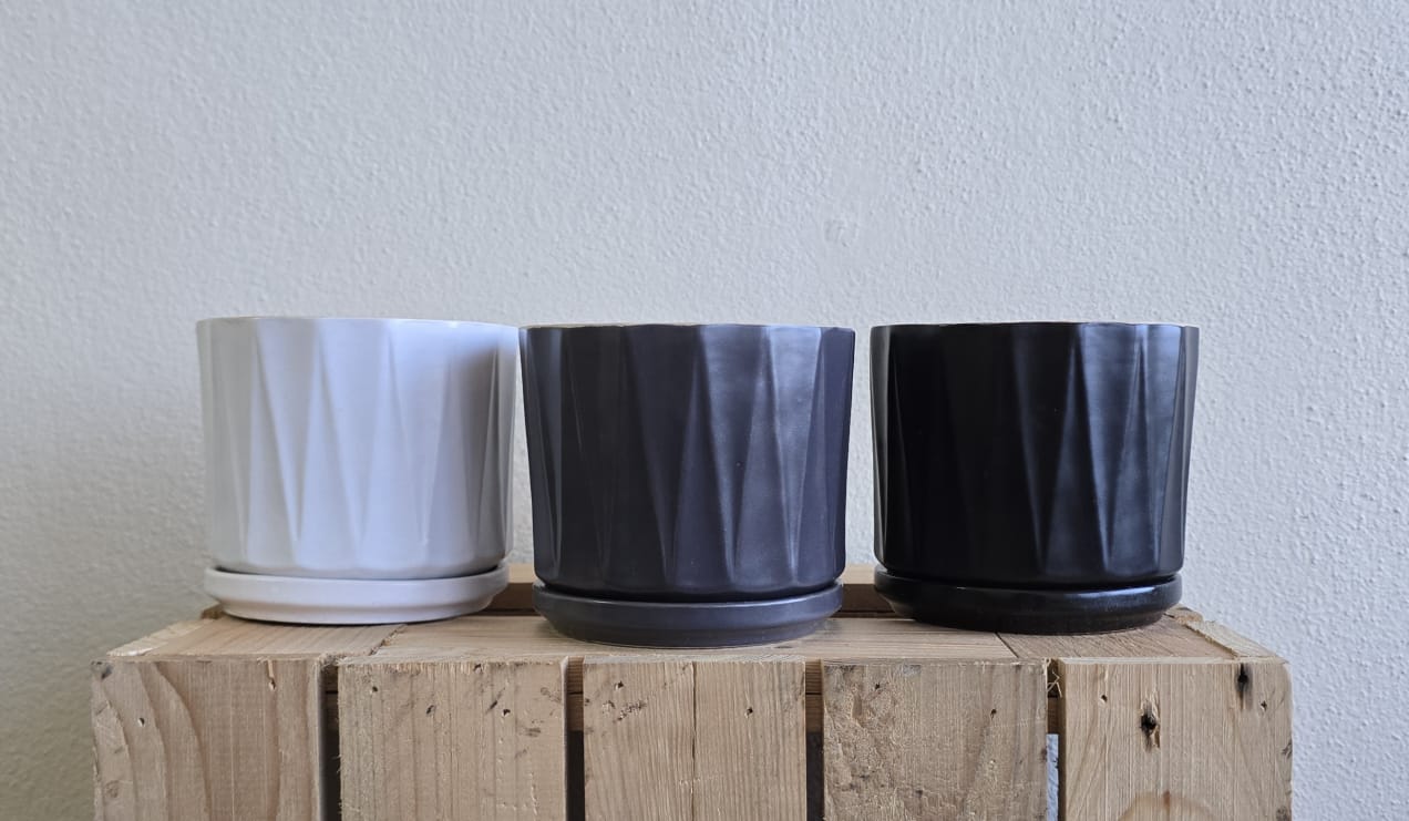 Modern Ceramic Planters Set