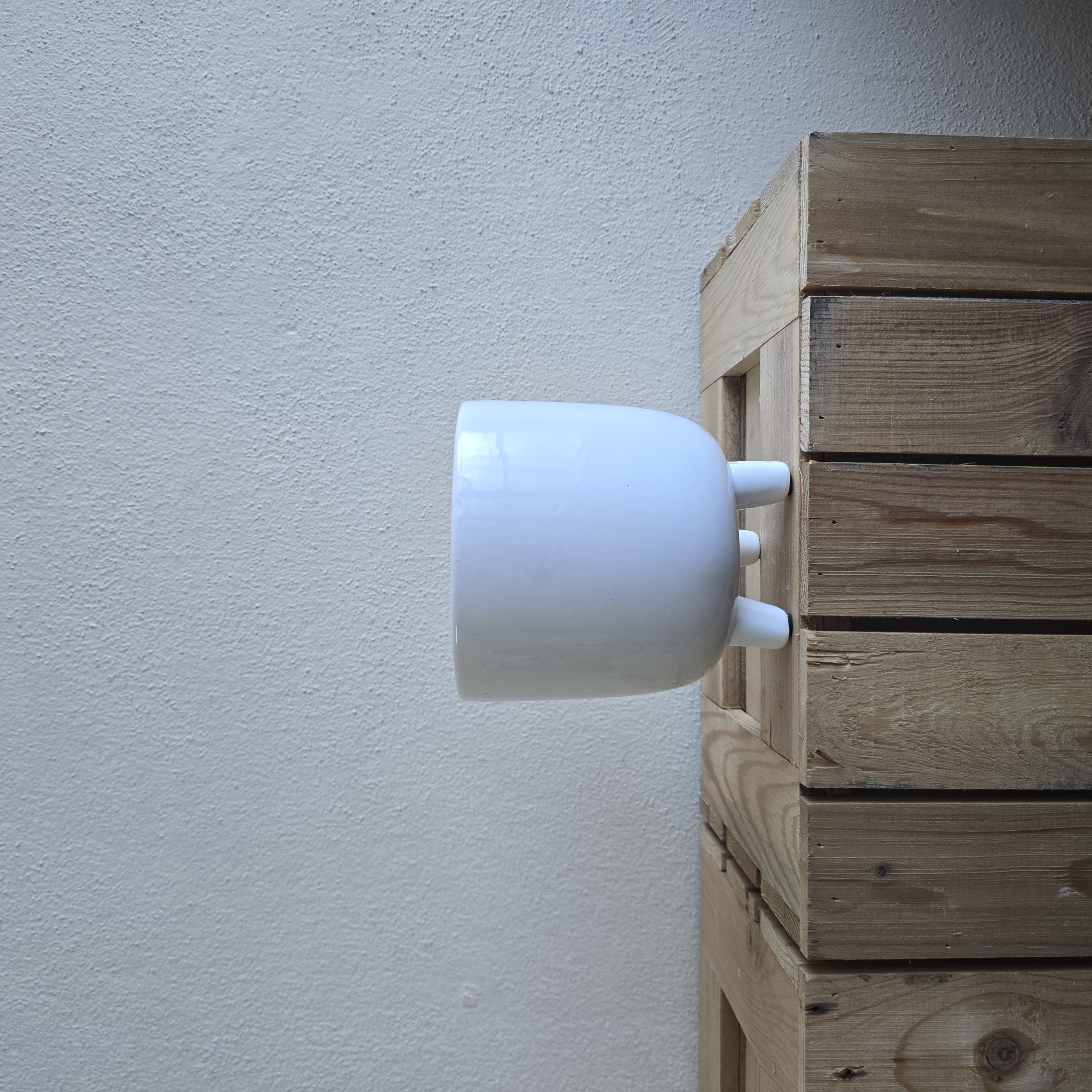 Minimalist White Planter