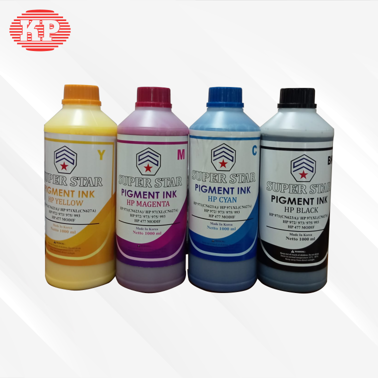 Tinta Pigment HP Super Star grade A made in Korea 1L