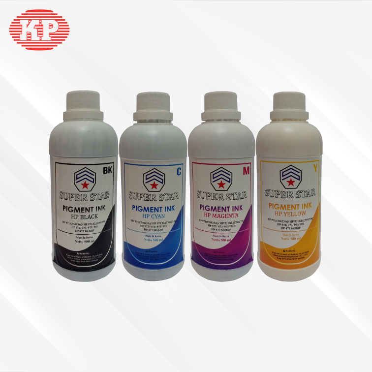 Tinta Pigment HP Super Star grade B made in Korea 1L