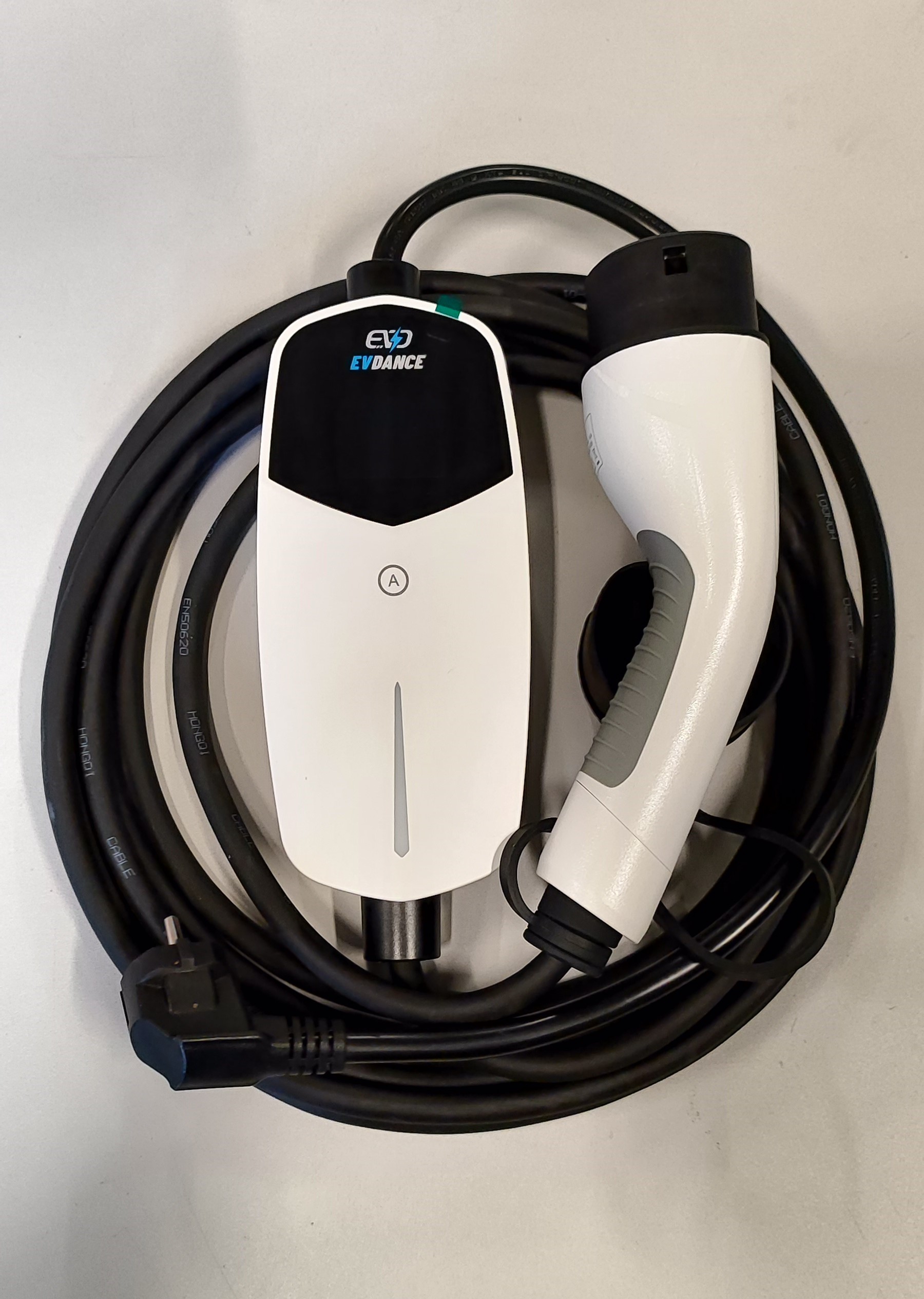 Elektromobilio kroviklis Type 2 (įkrovimo laidas) 1,4 - 3,6 kW 6 metrų ilgio kabelis