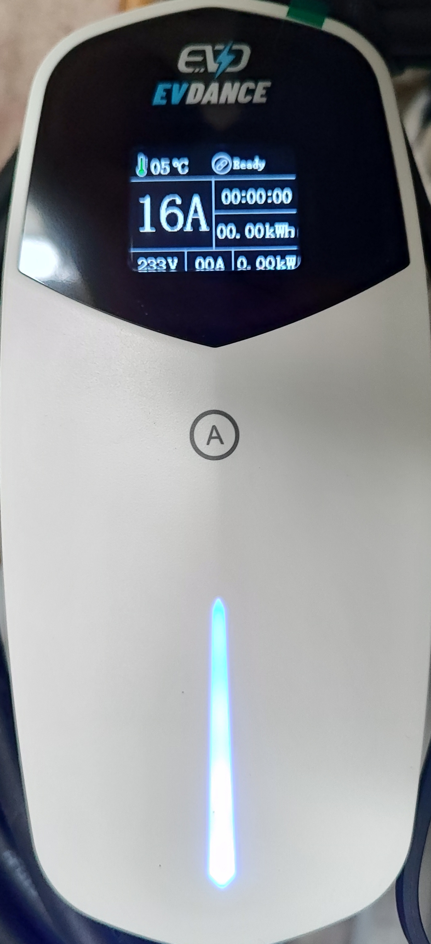 Elektromobilio kroviklis Type 2 (įkrovimo laidas) 1,4 - 3,6 kW  6 metrų ilgio kabelis