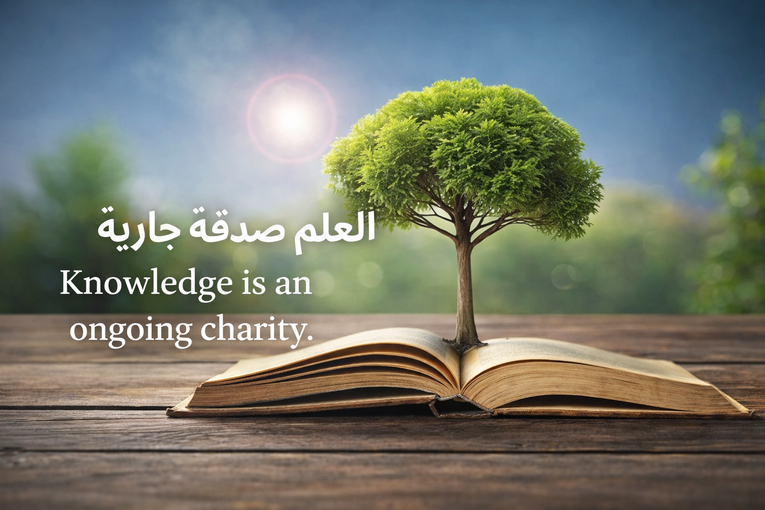 Ongoing Charity - صدقة العلم الجارية